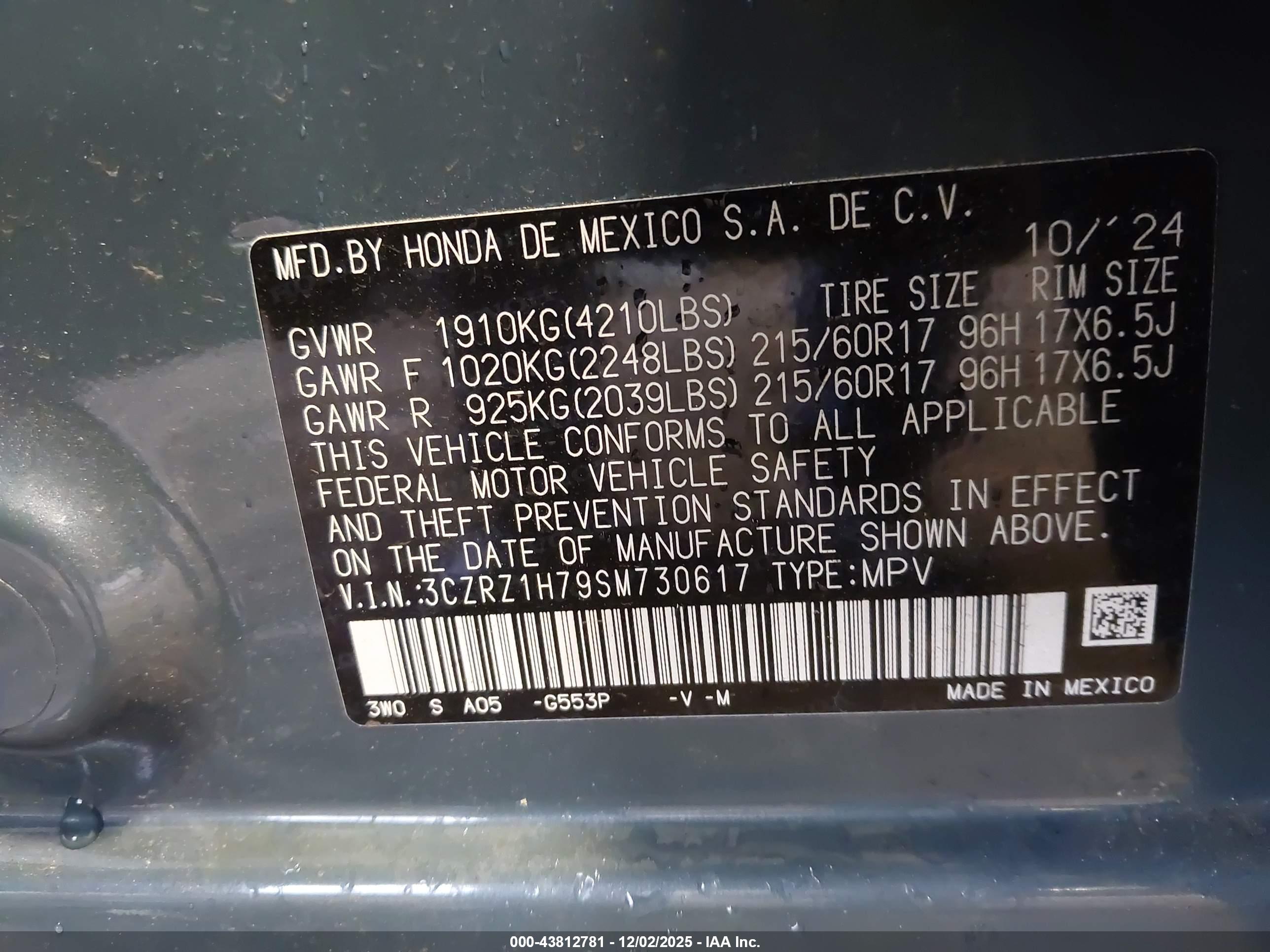 HONDA HR-V image 9