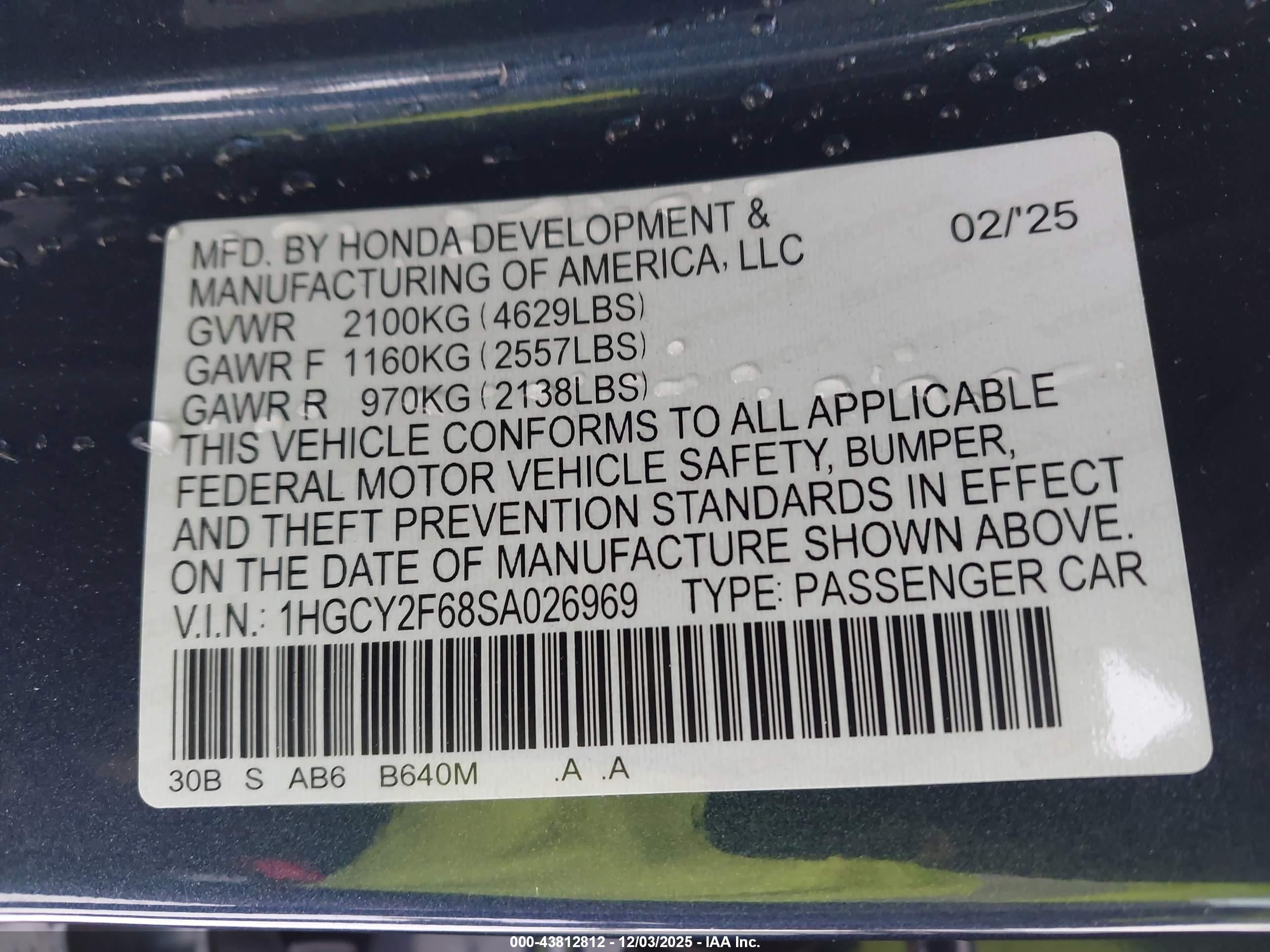 HONDA ACCORD image 9