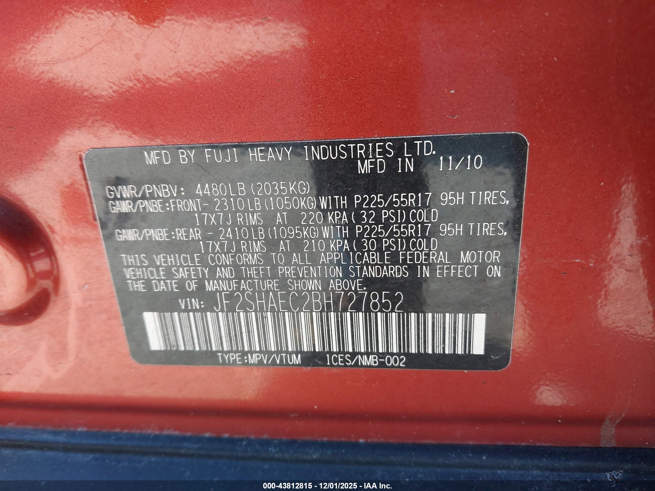 SUBARU FORESTER image 9