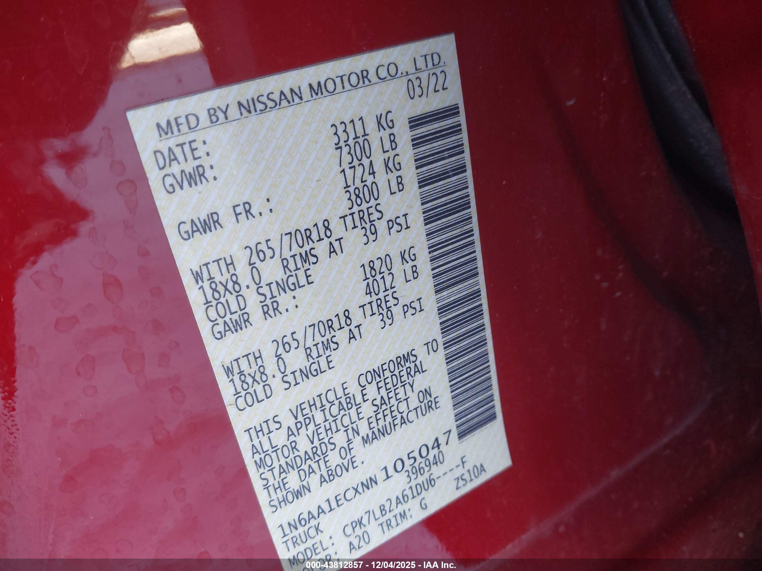 NISSAN TITAN image 9