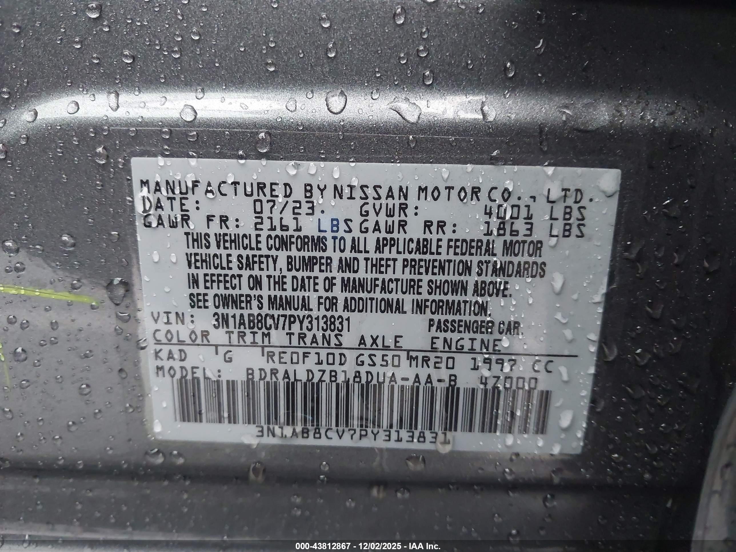NISSAN SENTRA image 9