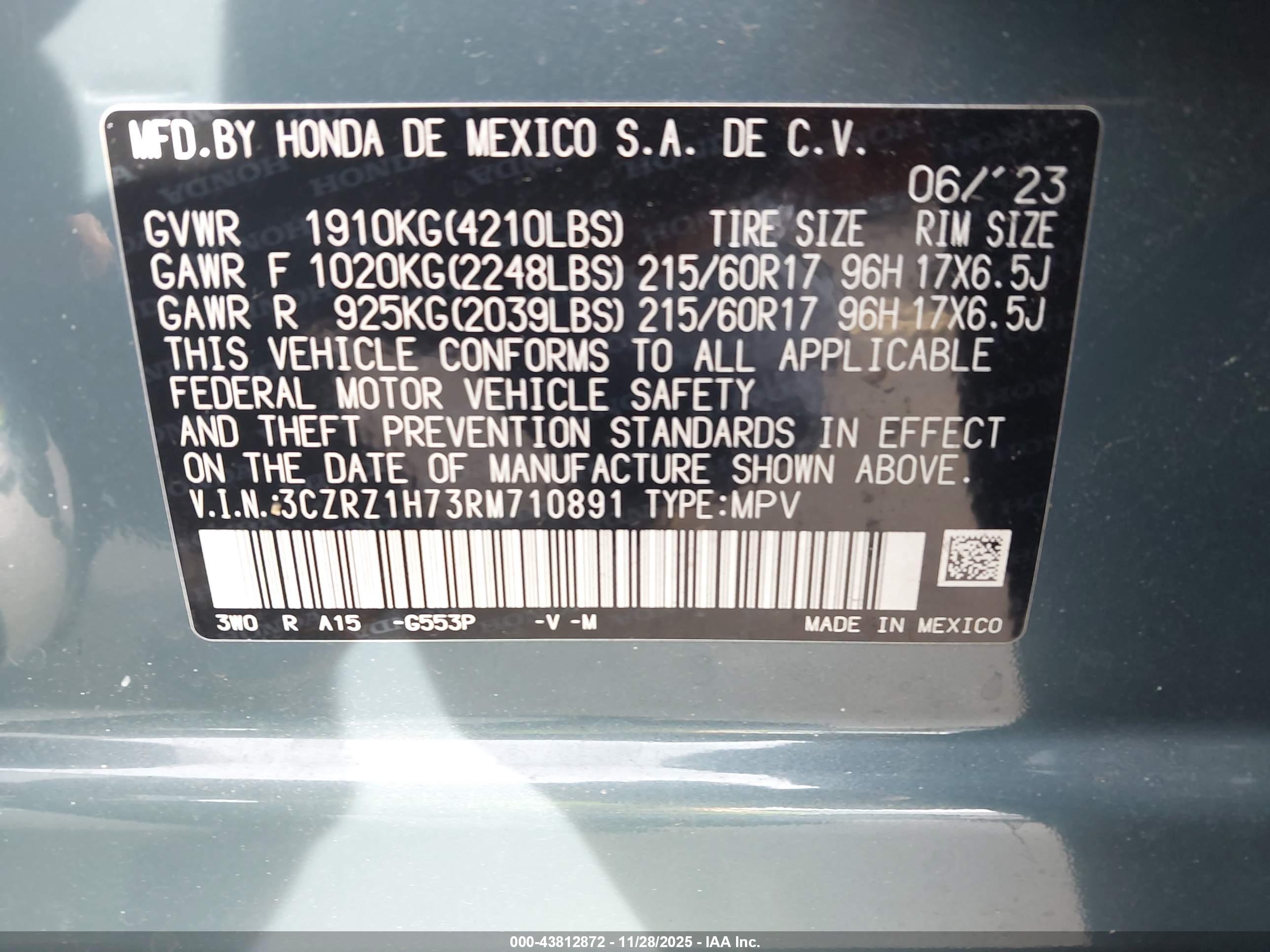 HONDA HR-V image 9