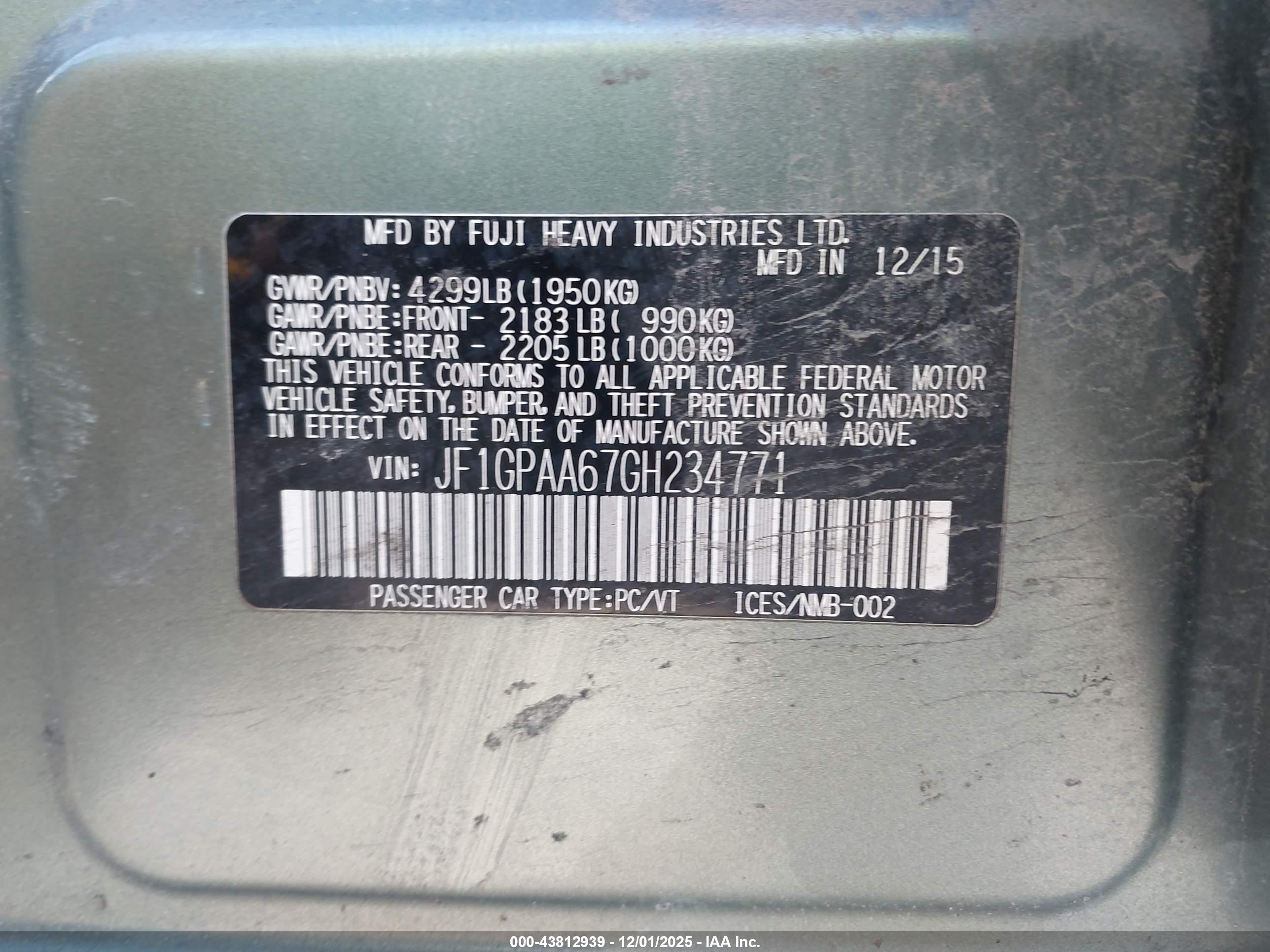 SUBARU IMPREZA image 9
