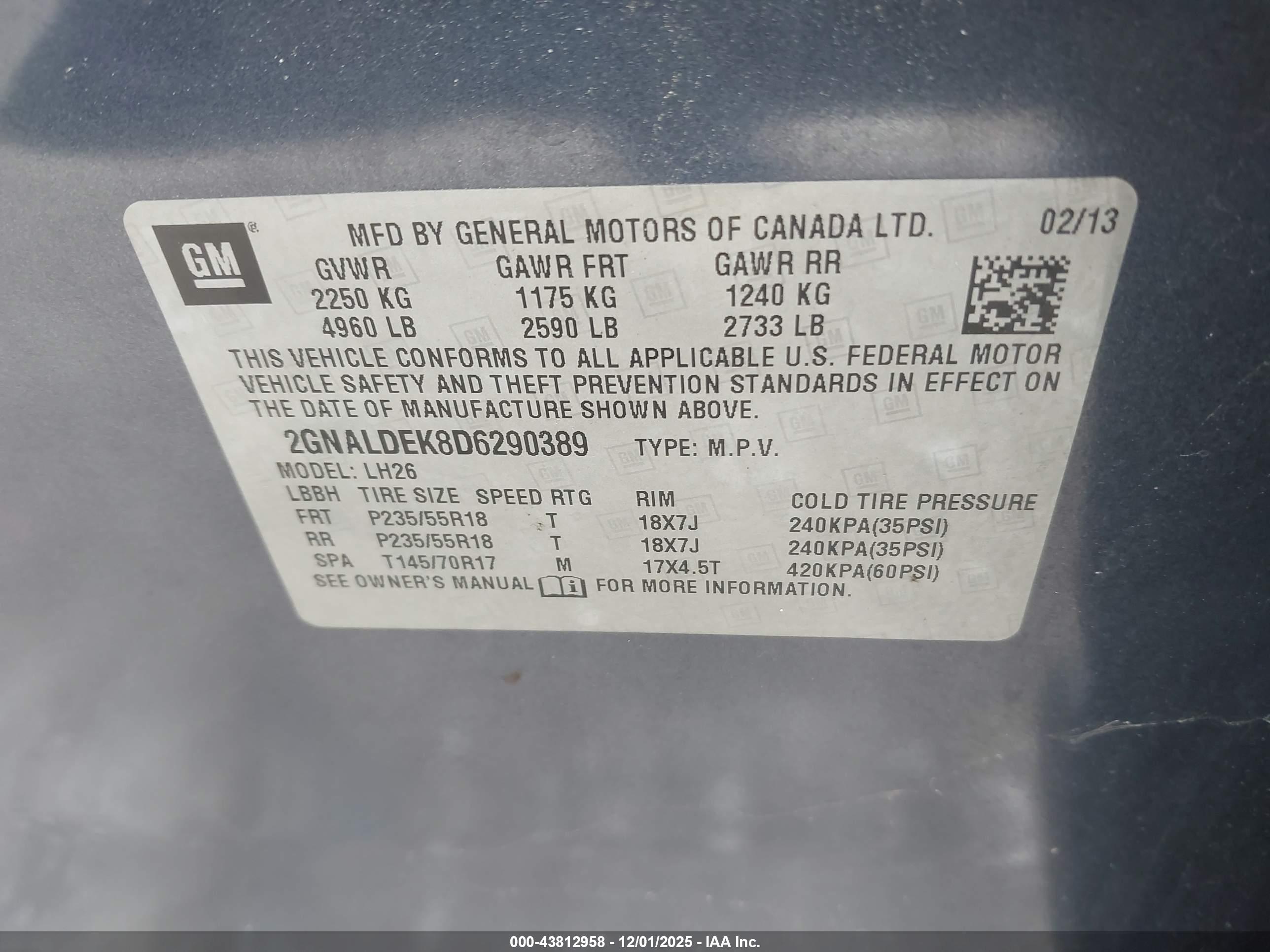 CHEVROLET EQUINOX image 9