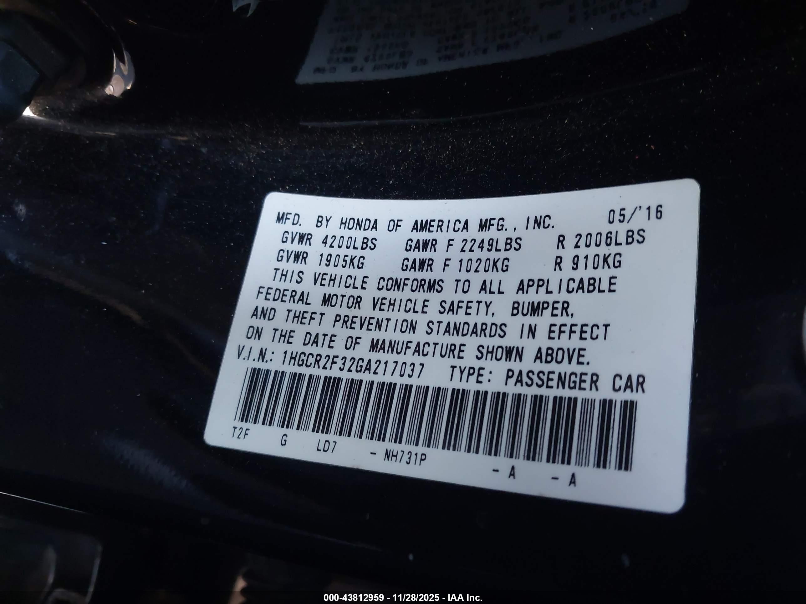 HONDA ACCORD image 9