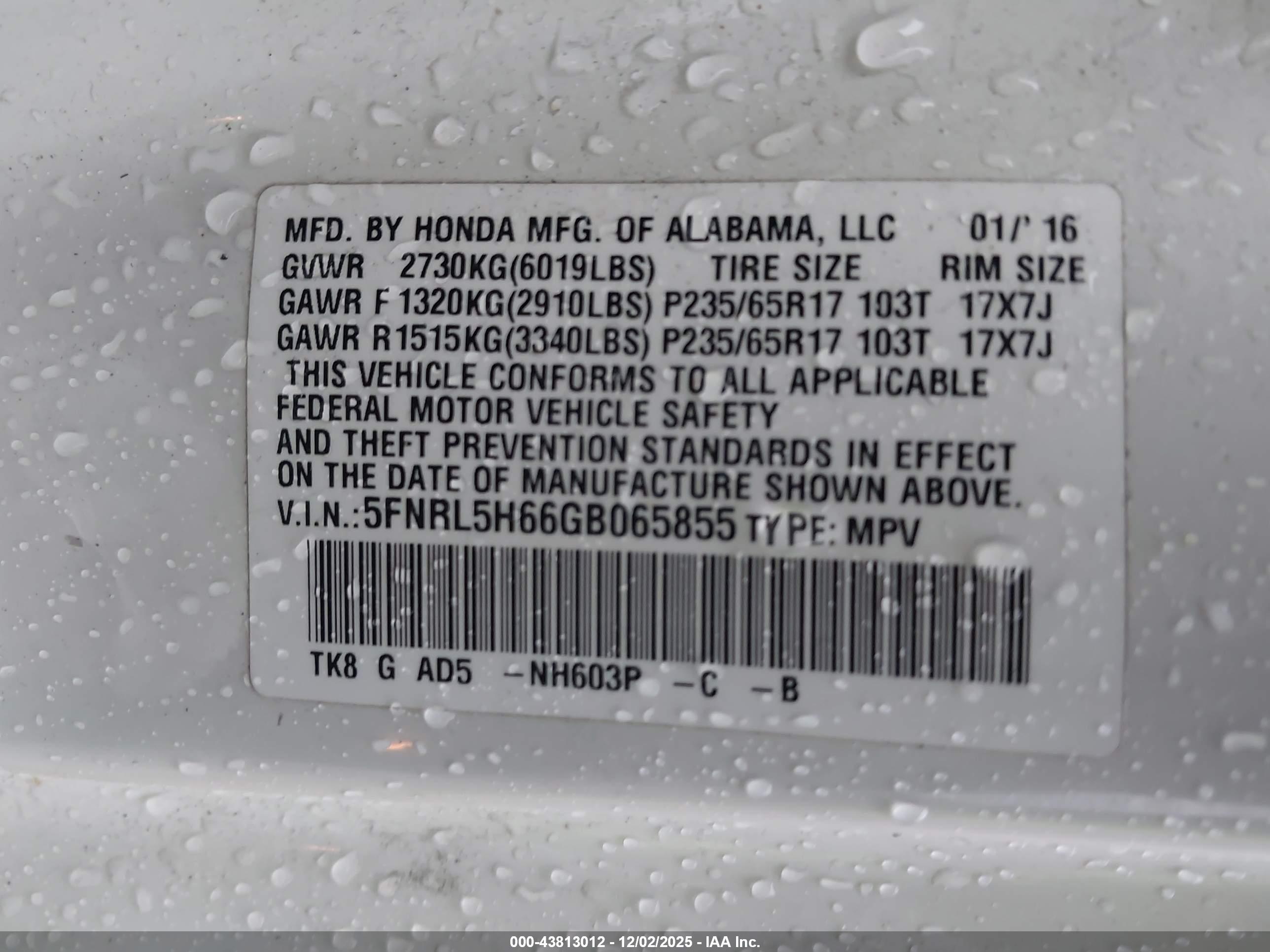 HONDA ODYSSEY image 9