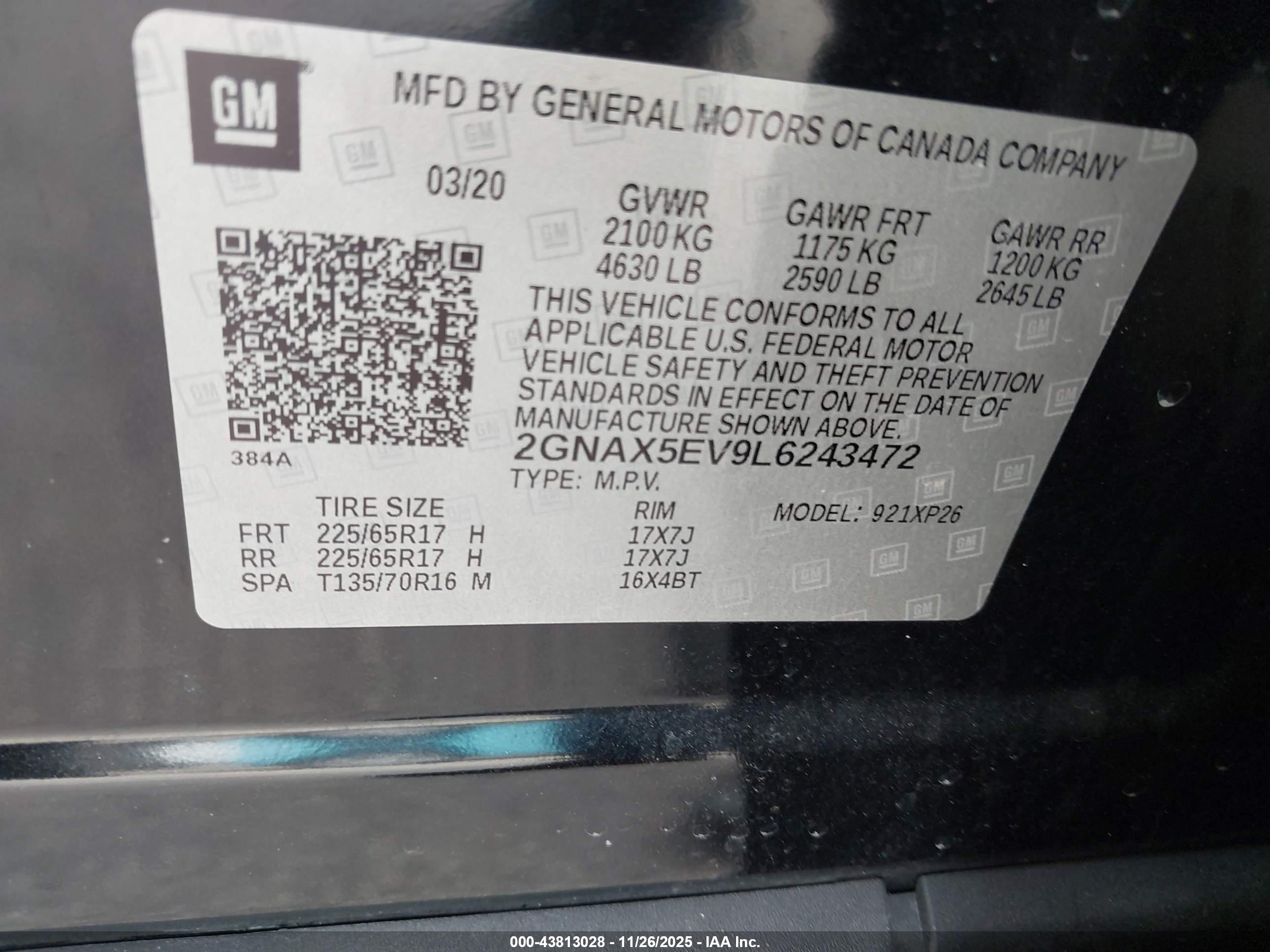 CHEVROLET EQUINOX image 9