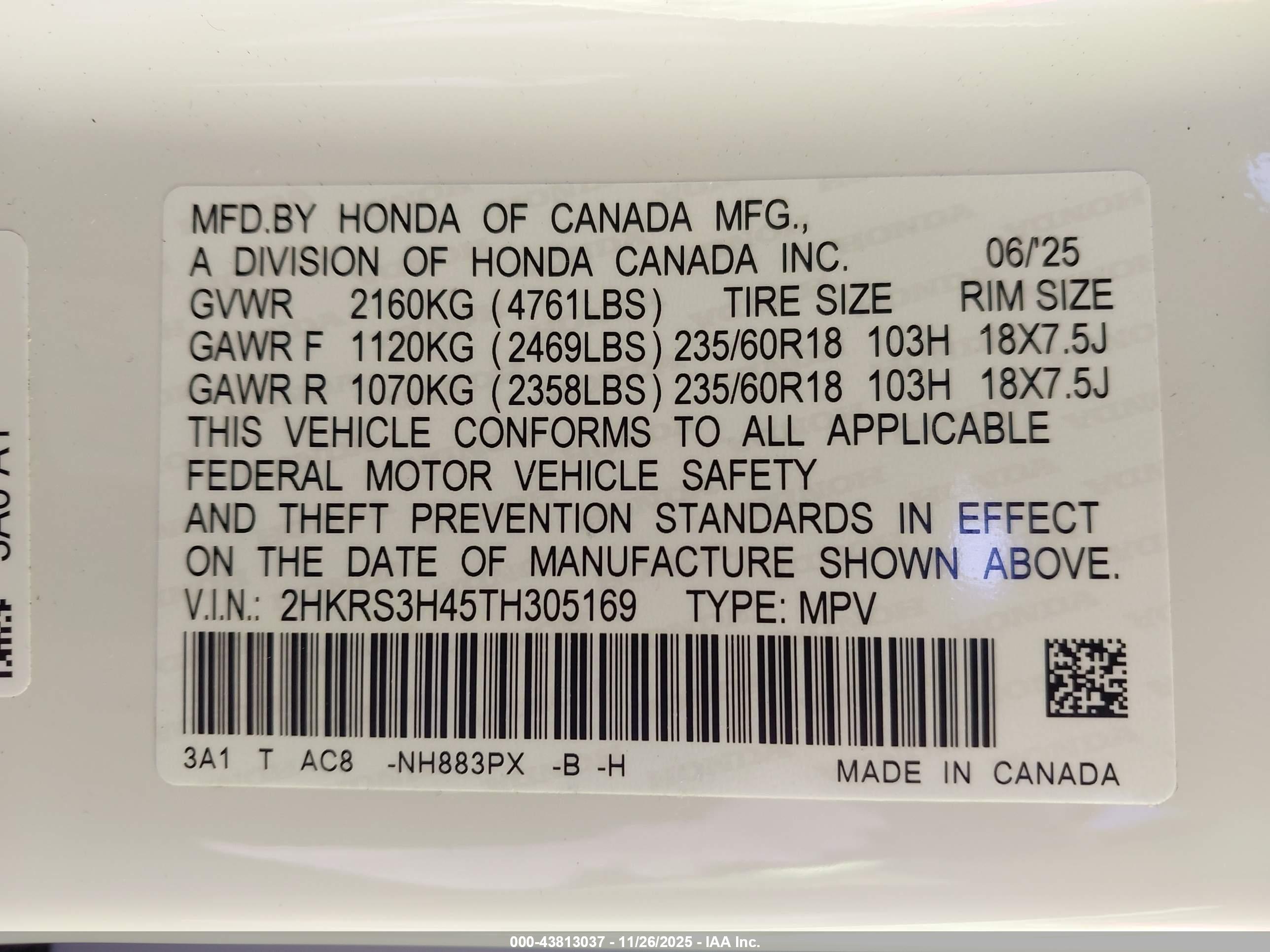 HONDA CR-V image 9