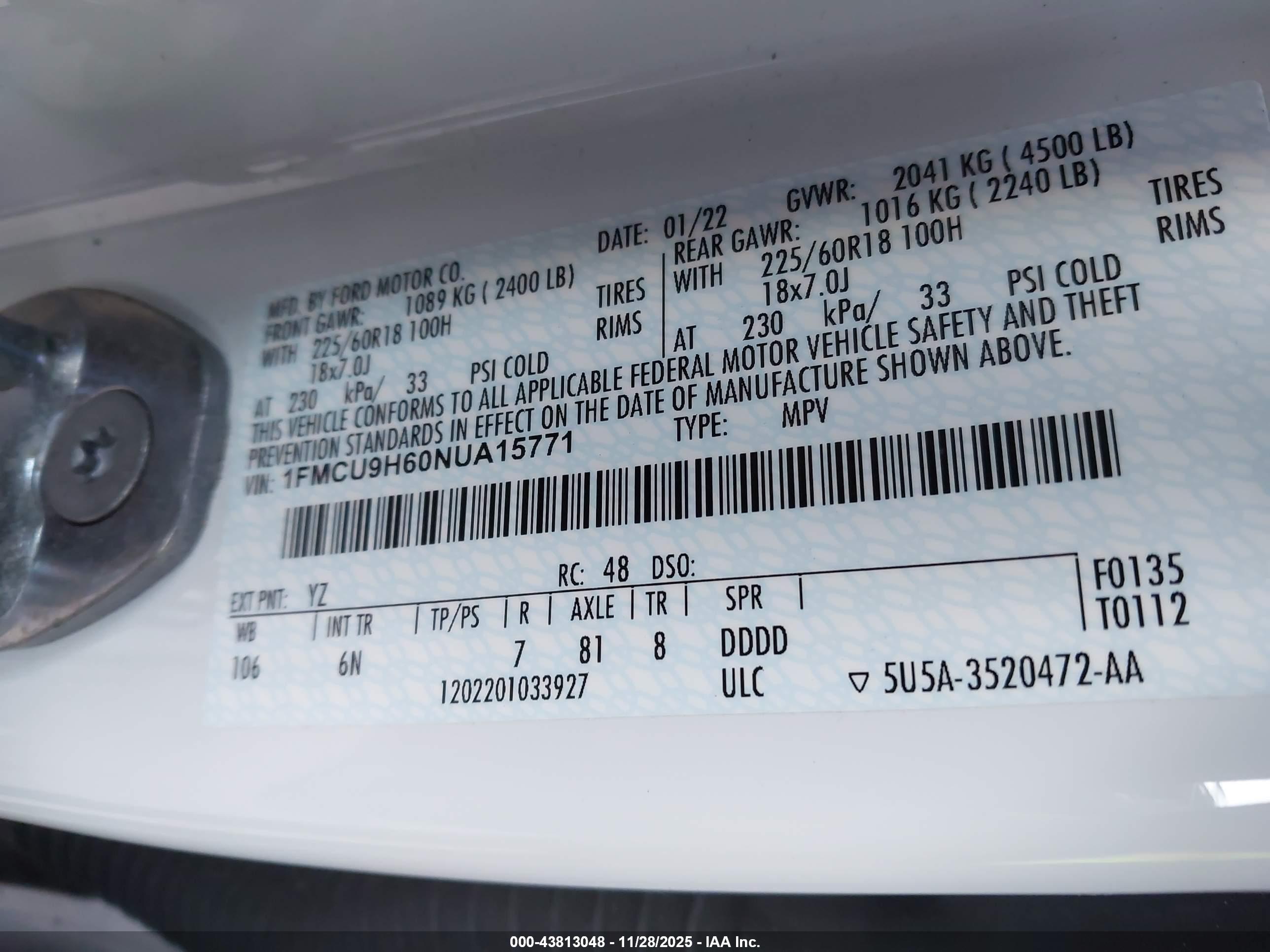 FORD ESCAPE image 9