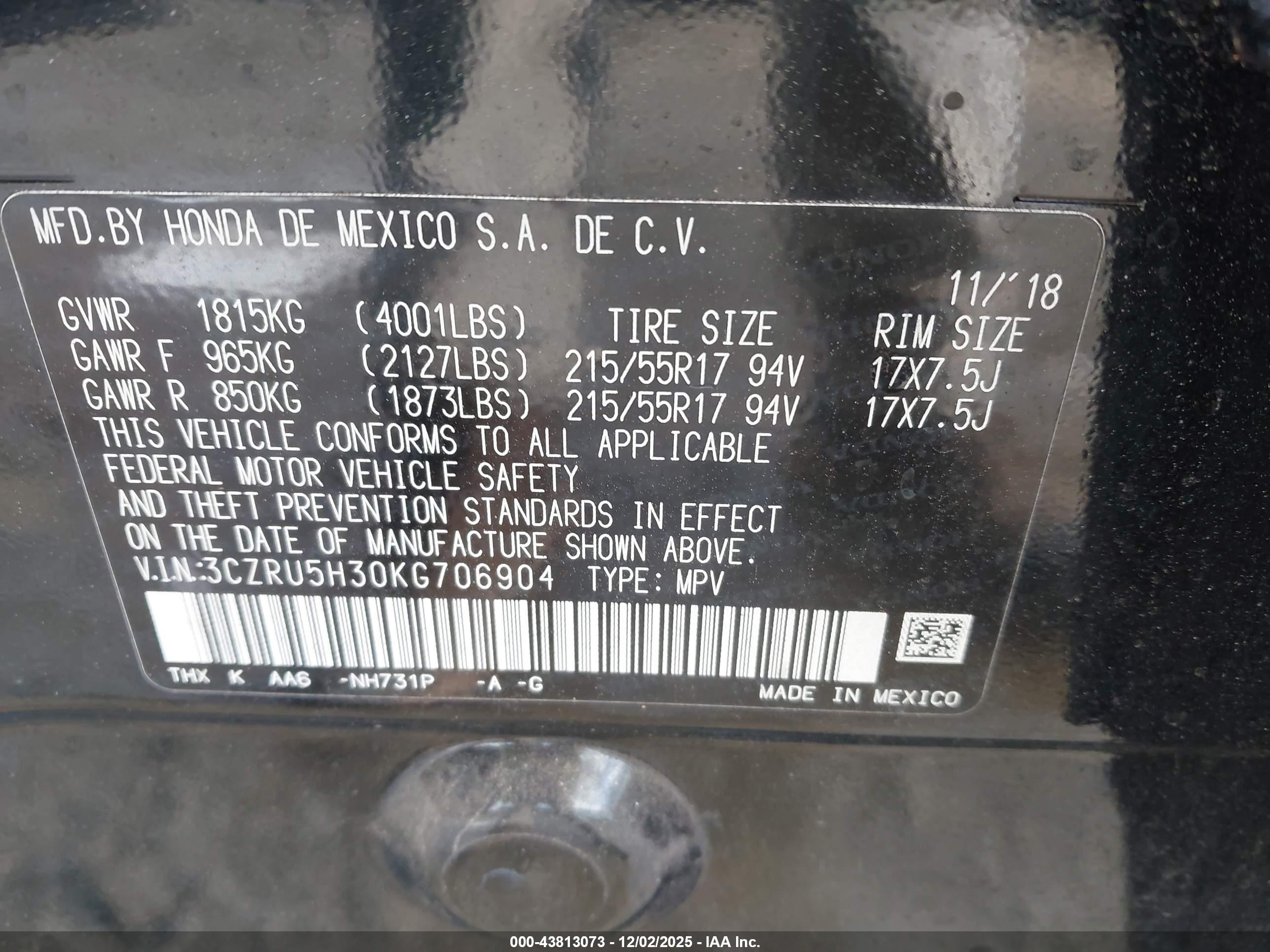 HONDA HR-V image 9