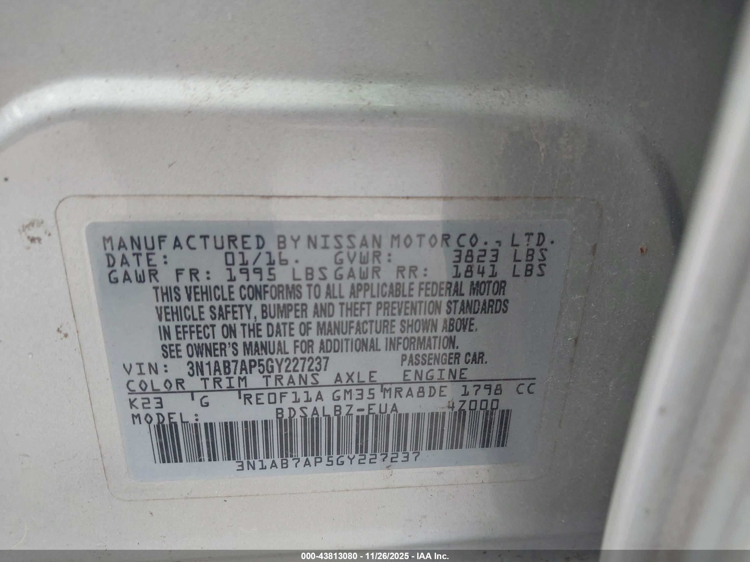NISSAN SENTRA image 9