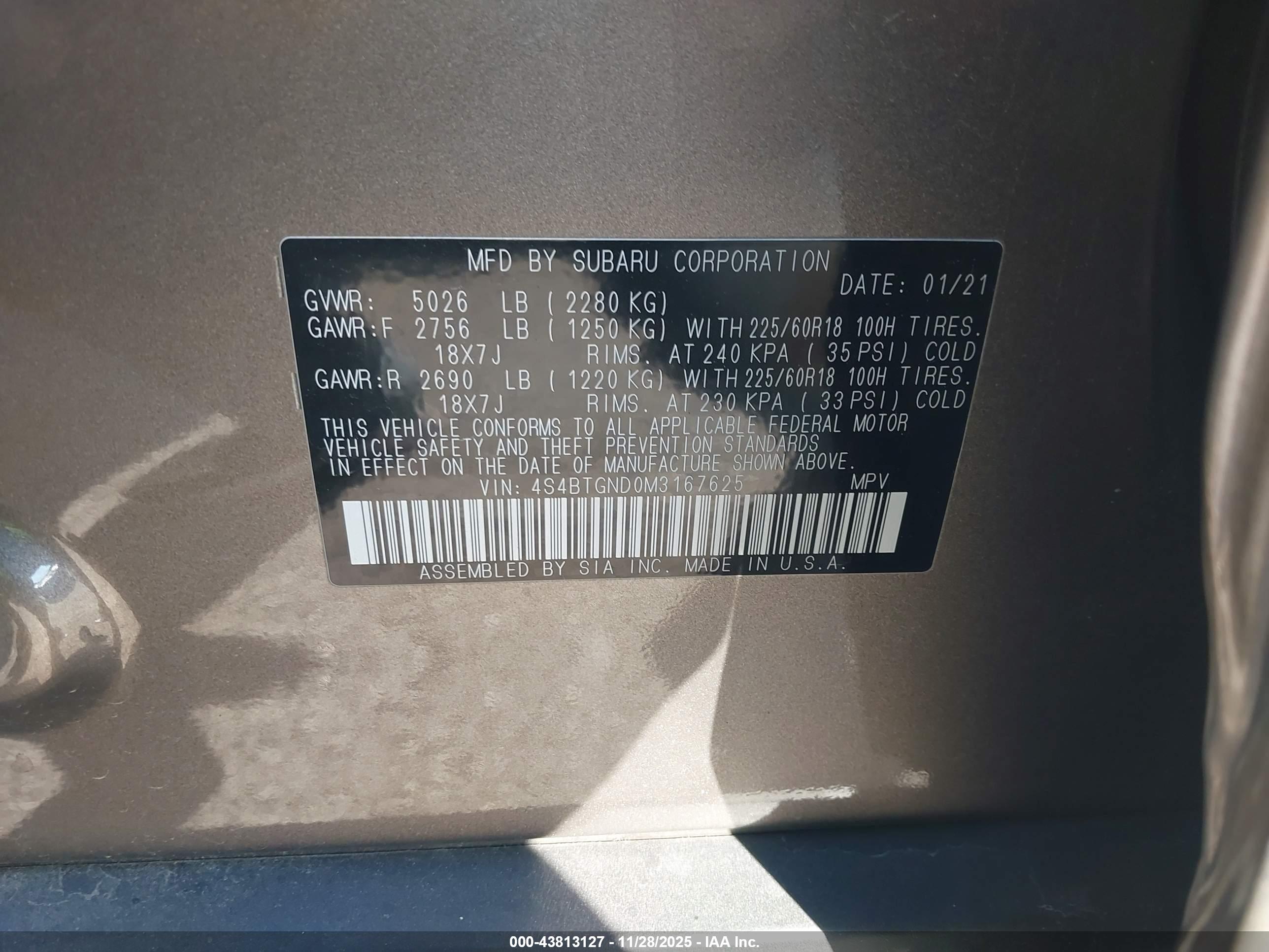 SUBARU OUTBACK image 9