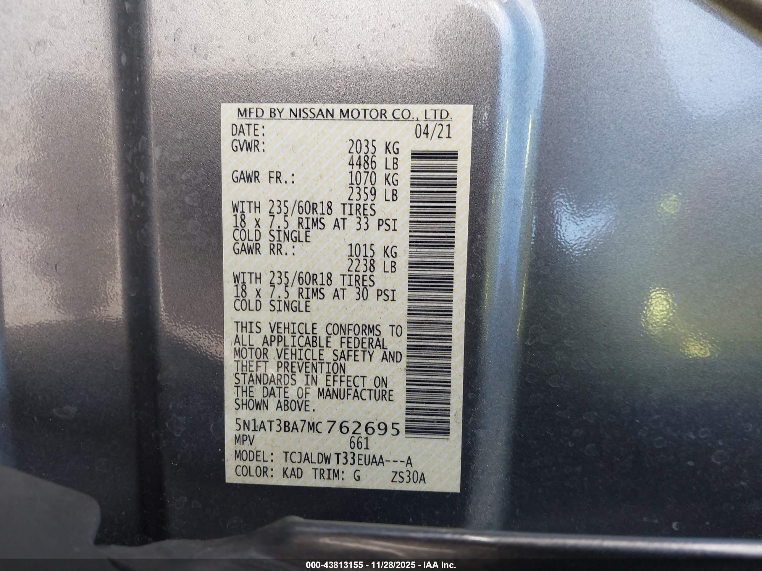 NISSAN ROGUE image 9