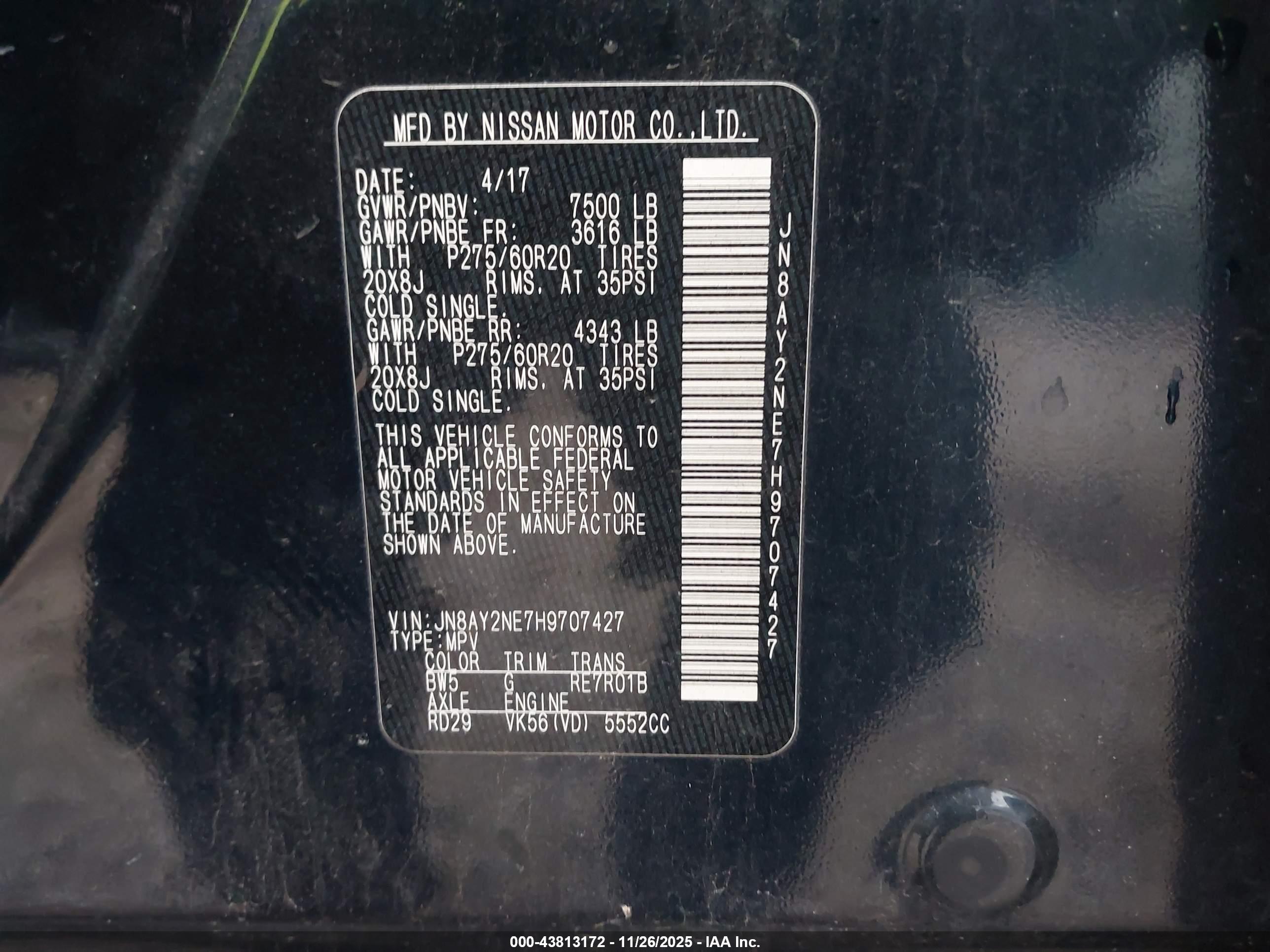 NISSAN ARMADA image 9