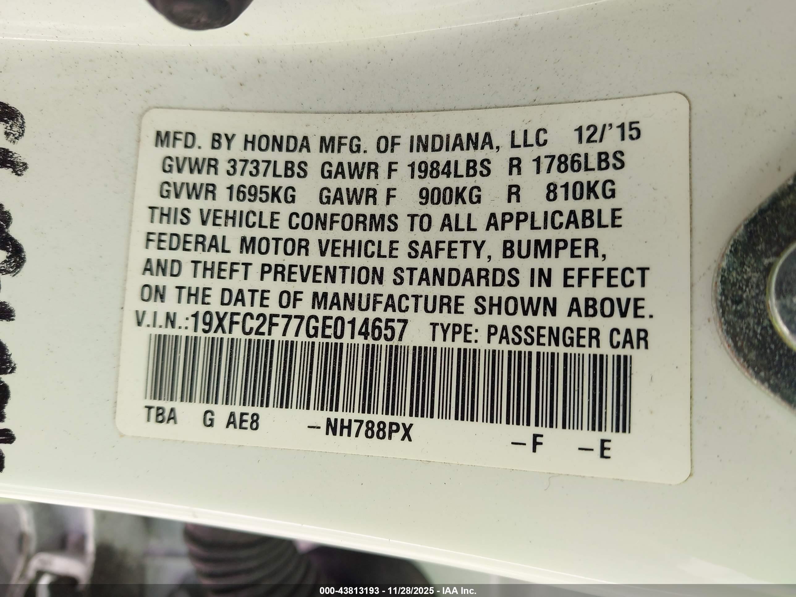 HONDA CIVIC image 9
