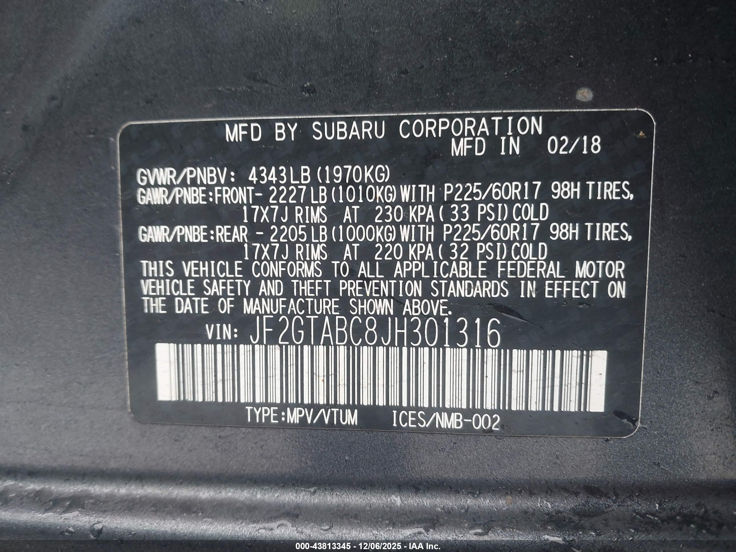 SUBARU CROSSTREK image 9