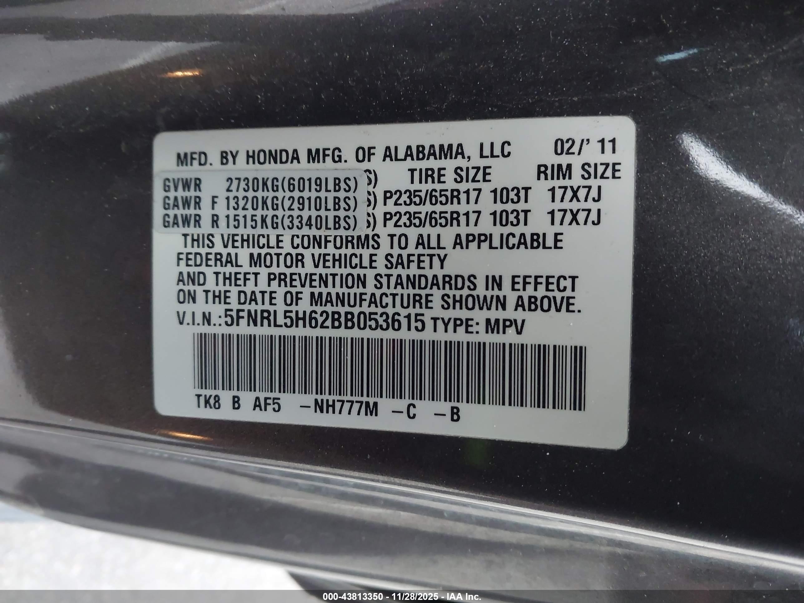 HONDA ODYSSEY image 9