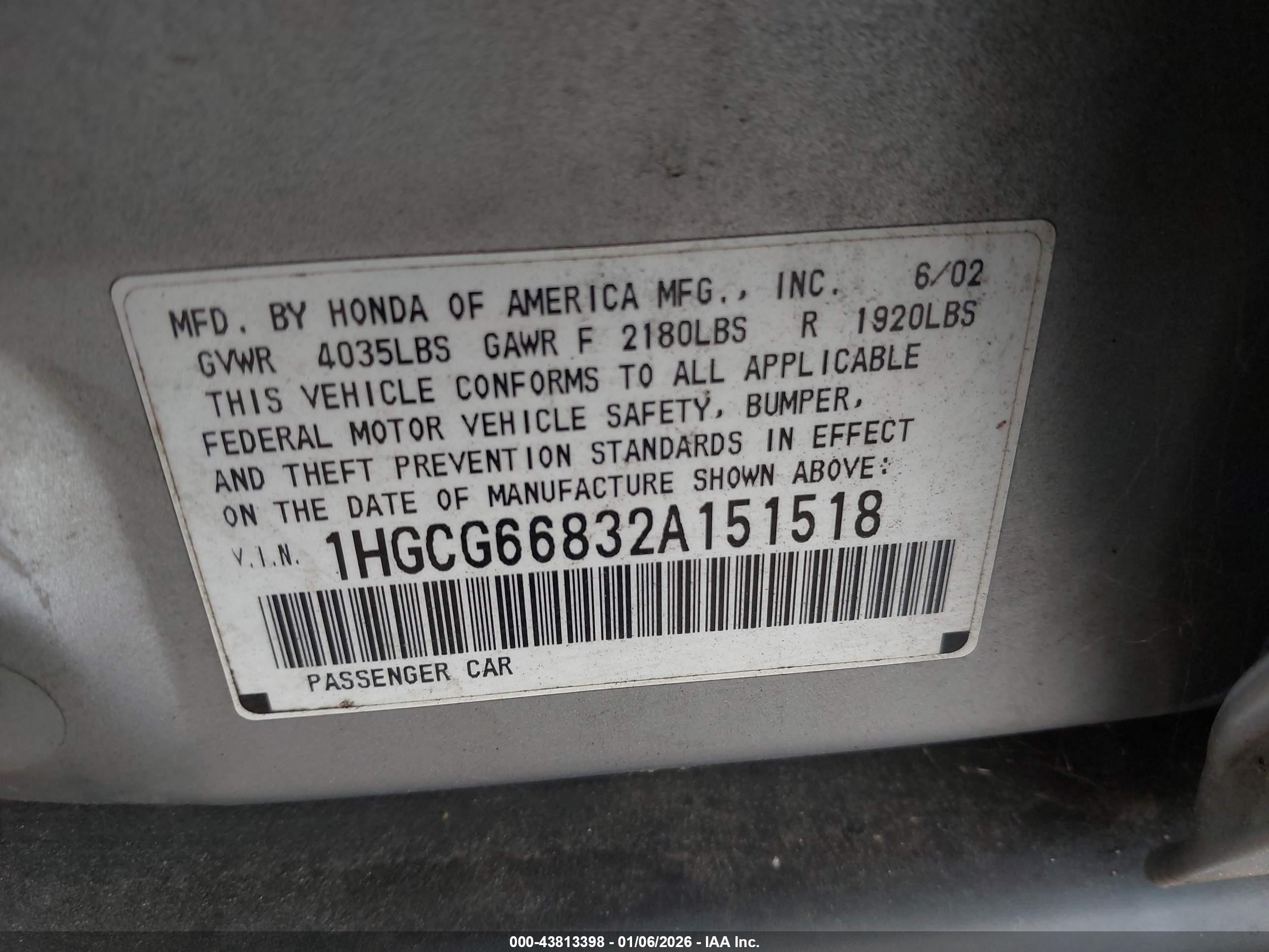 HONDA ACCORD image 9