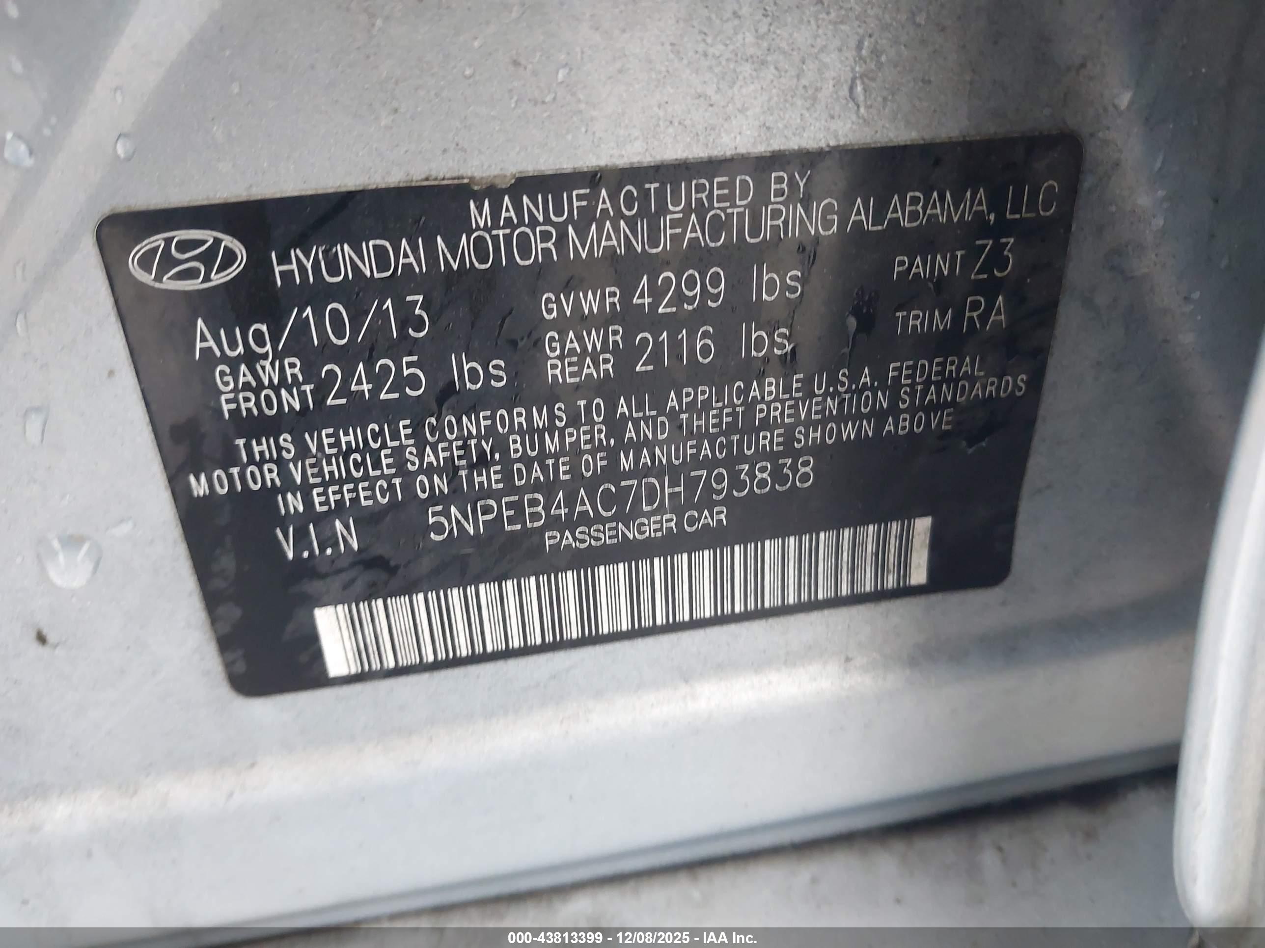 HYUNDAI SONATA image 9
