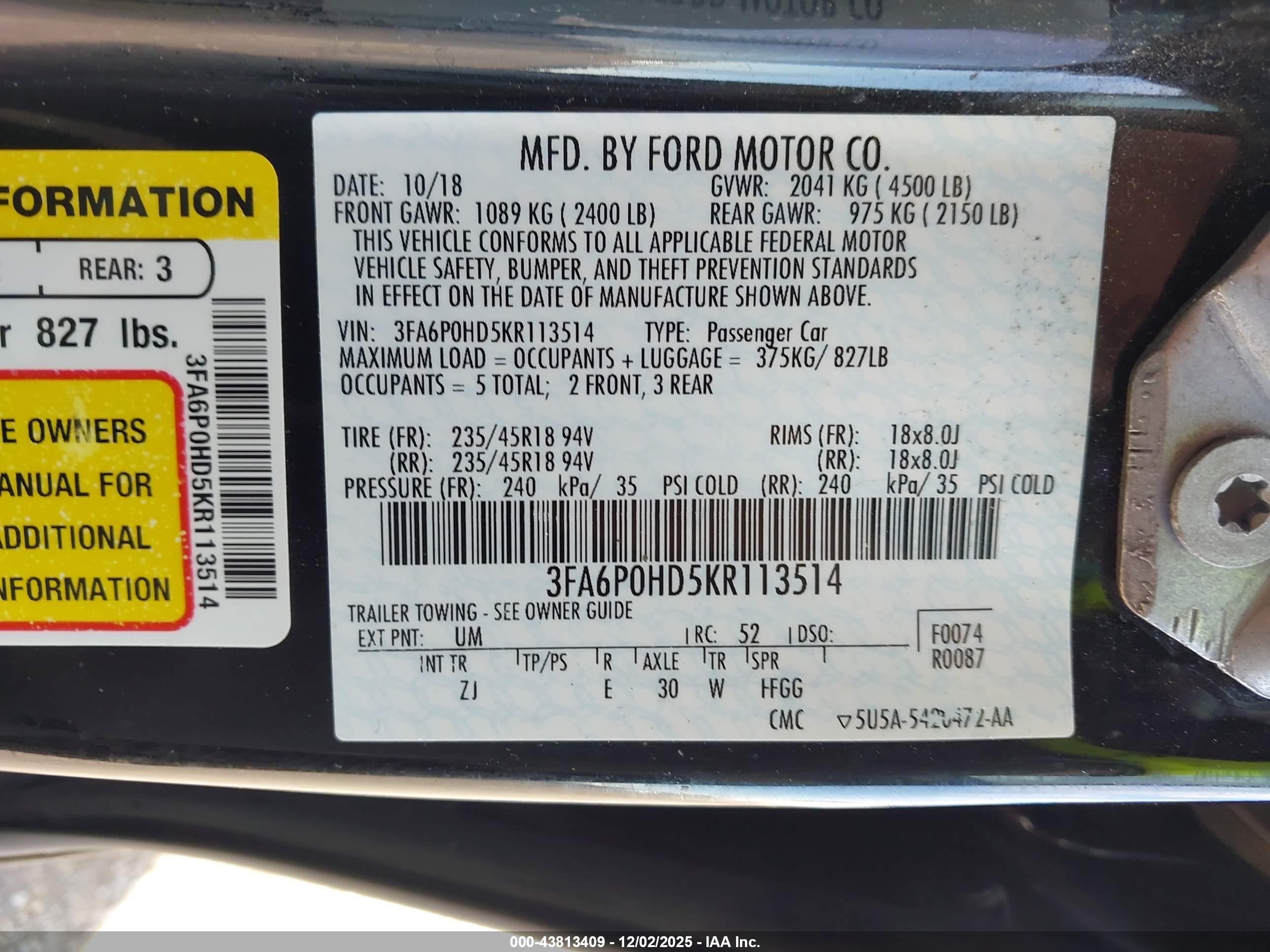 FORD FUSION image 9