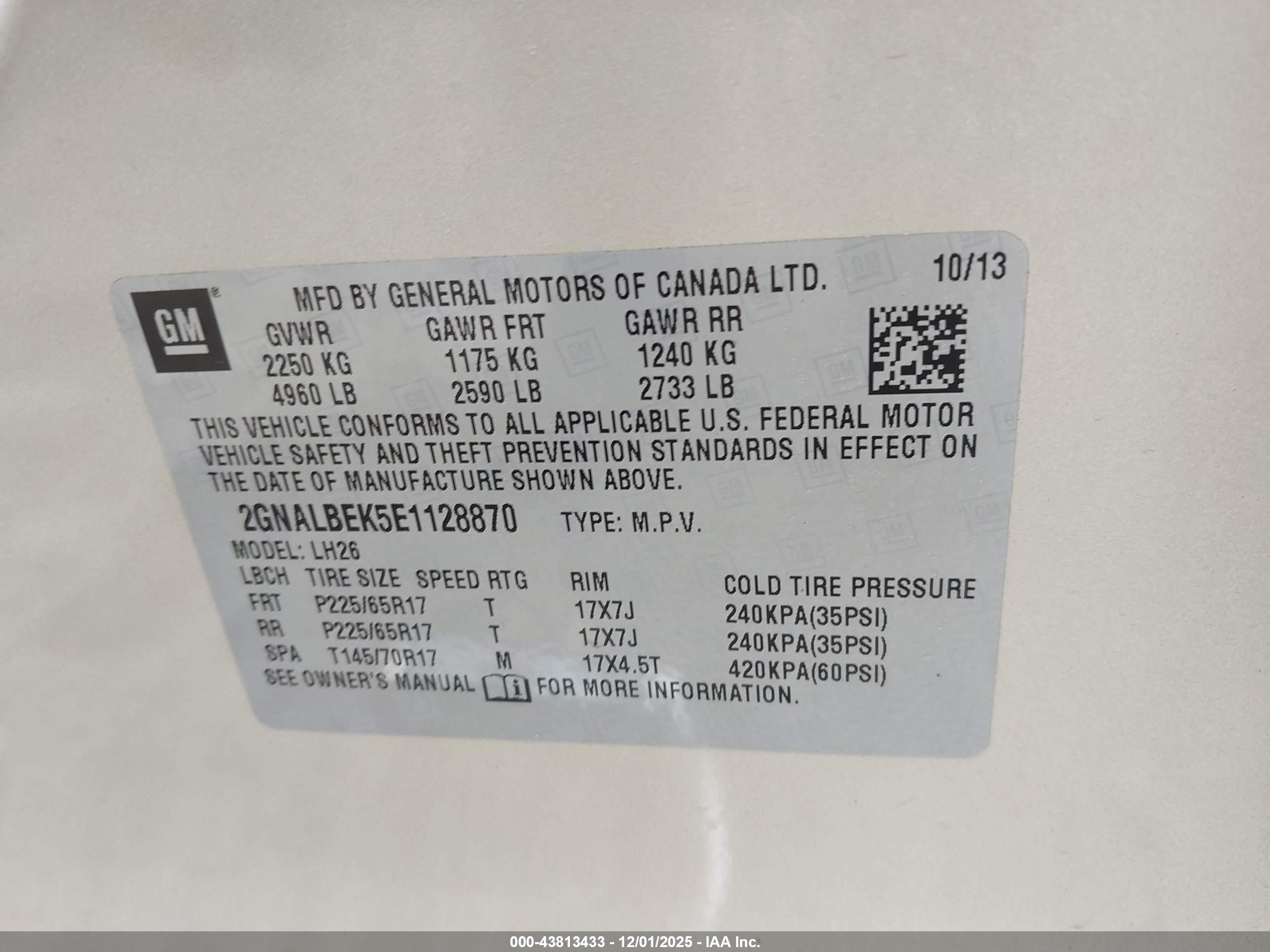 CHEVROLET EQUINOX image 9