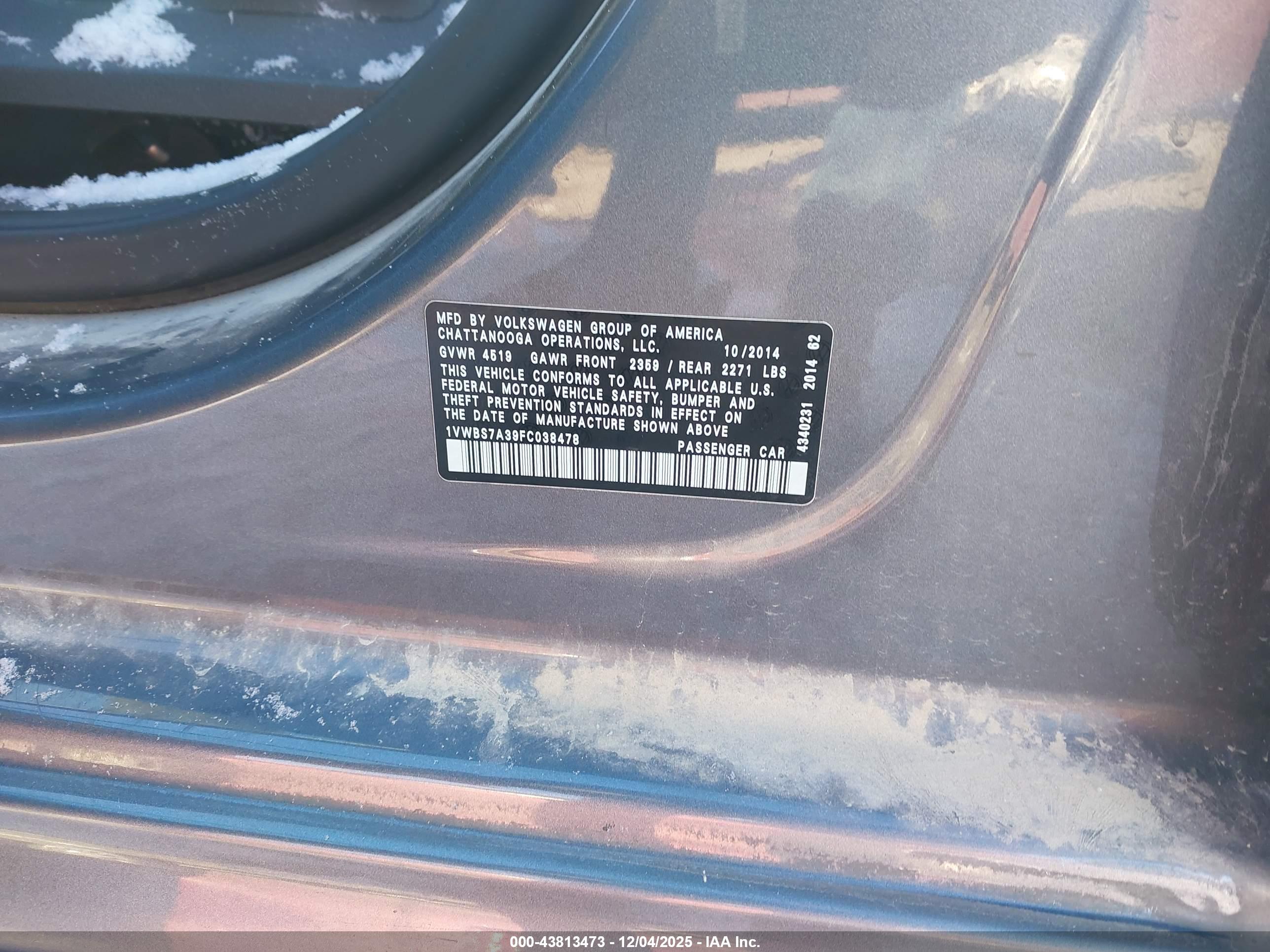 VOLKSWAGEN PASSAT image 9