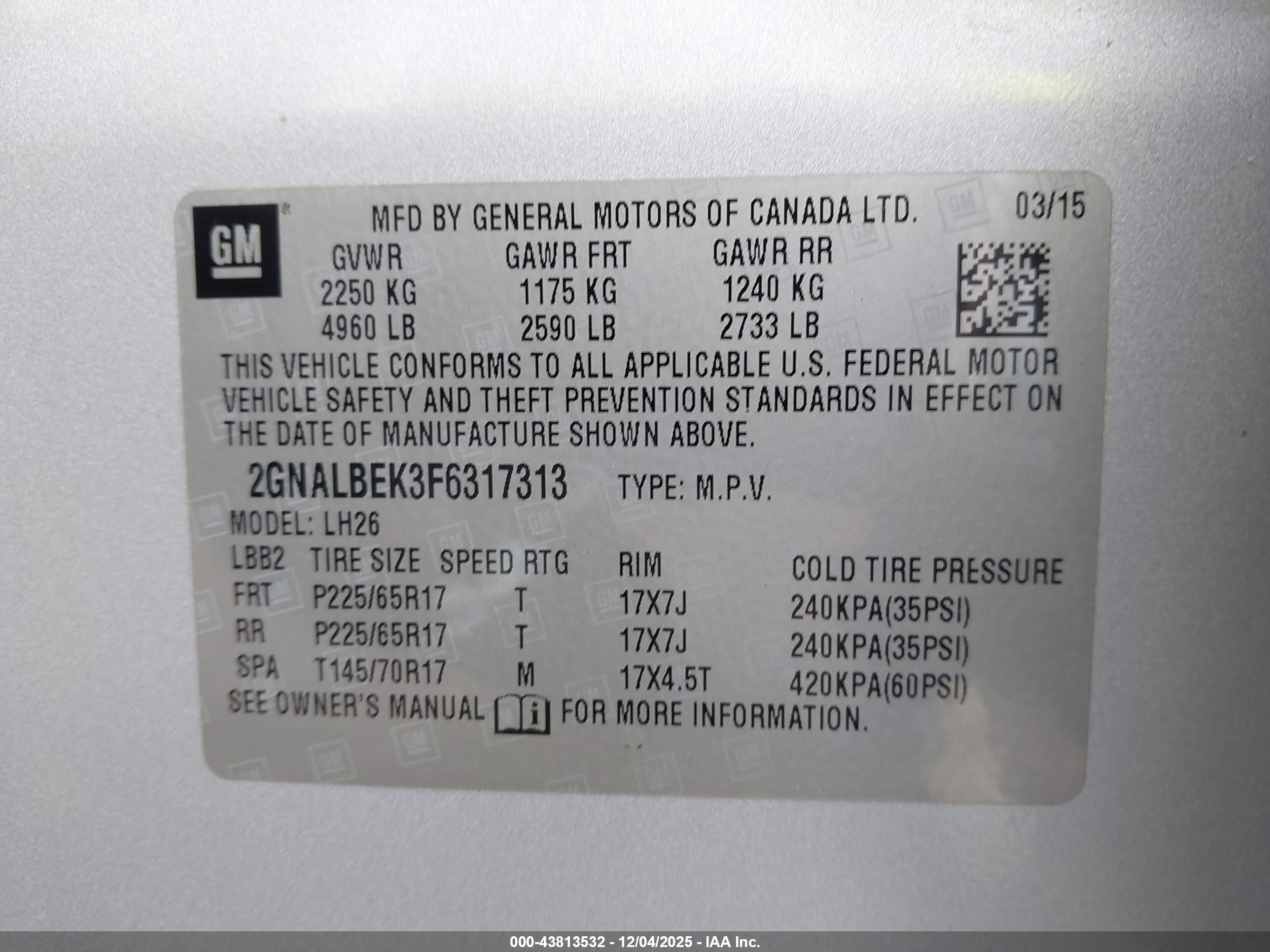 CHEVROLET EQUINOX image 9