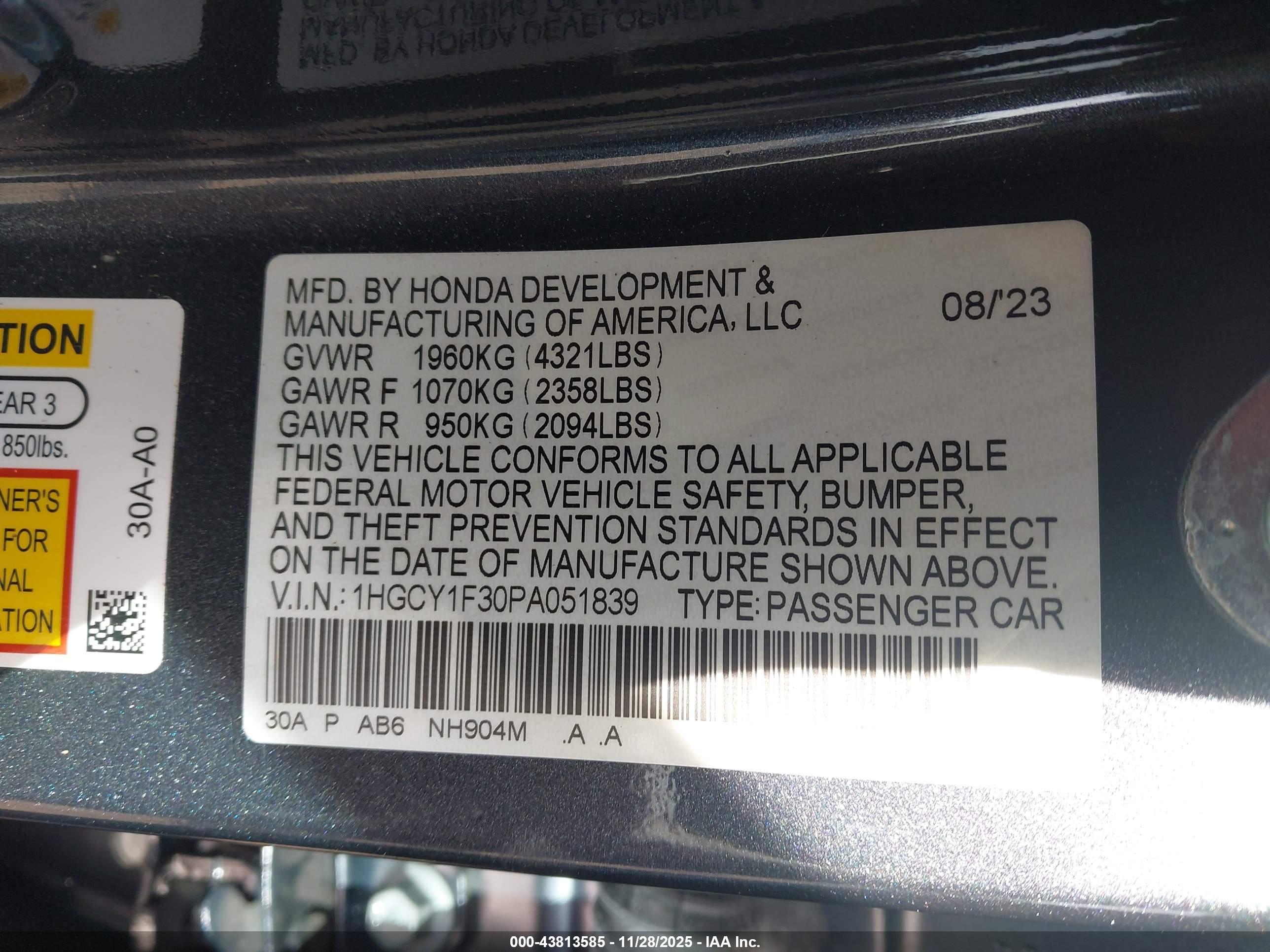 HONDA ACCORD image 9