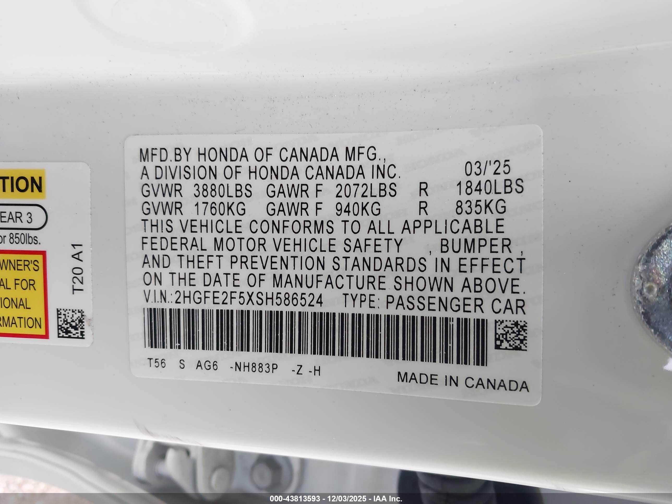 HONDA CIVIC image 9