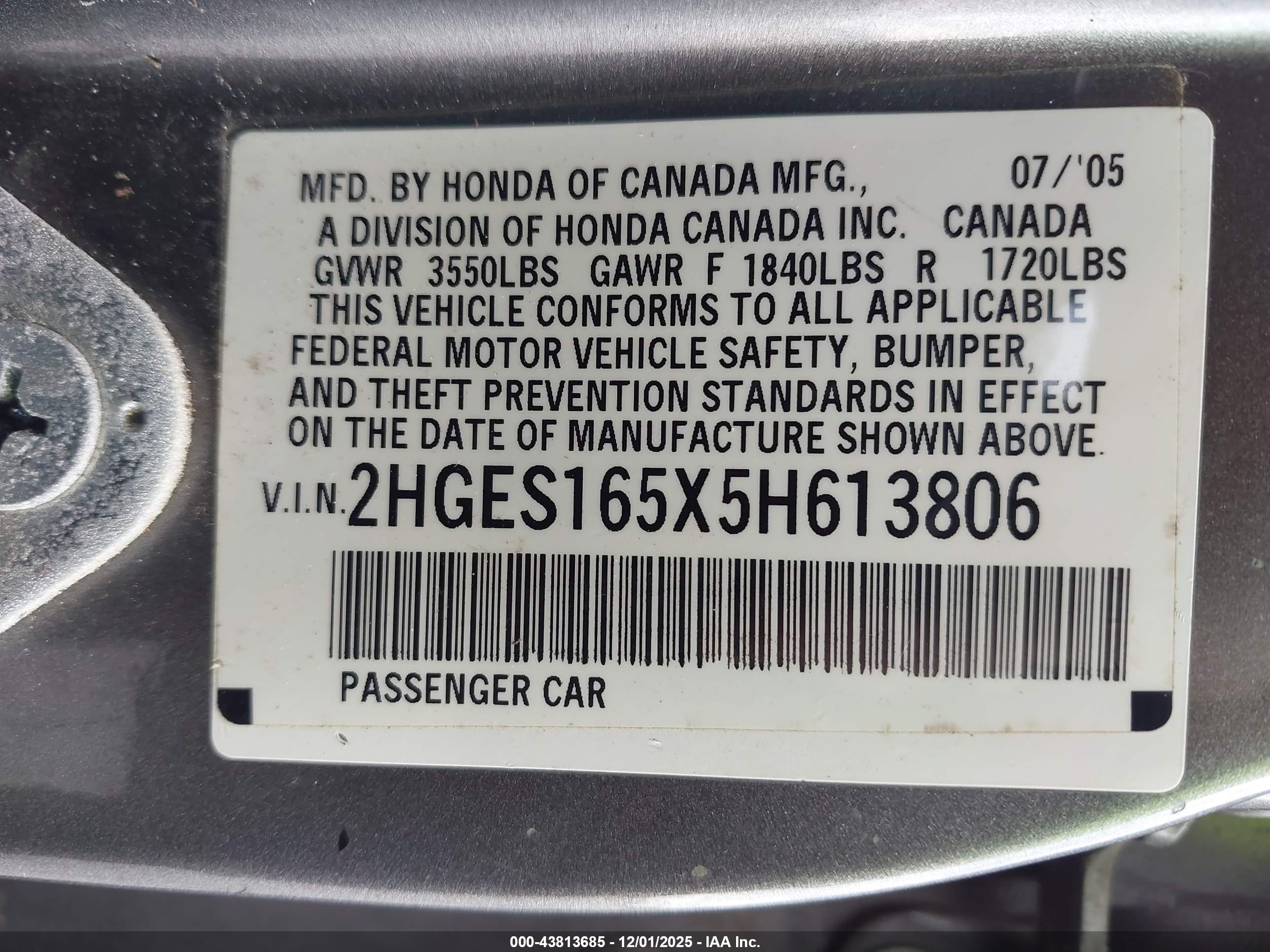 HONDA CIVIC image 9