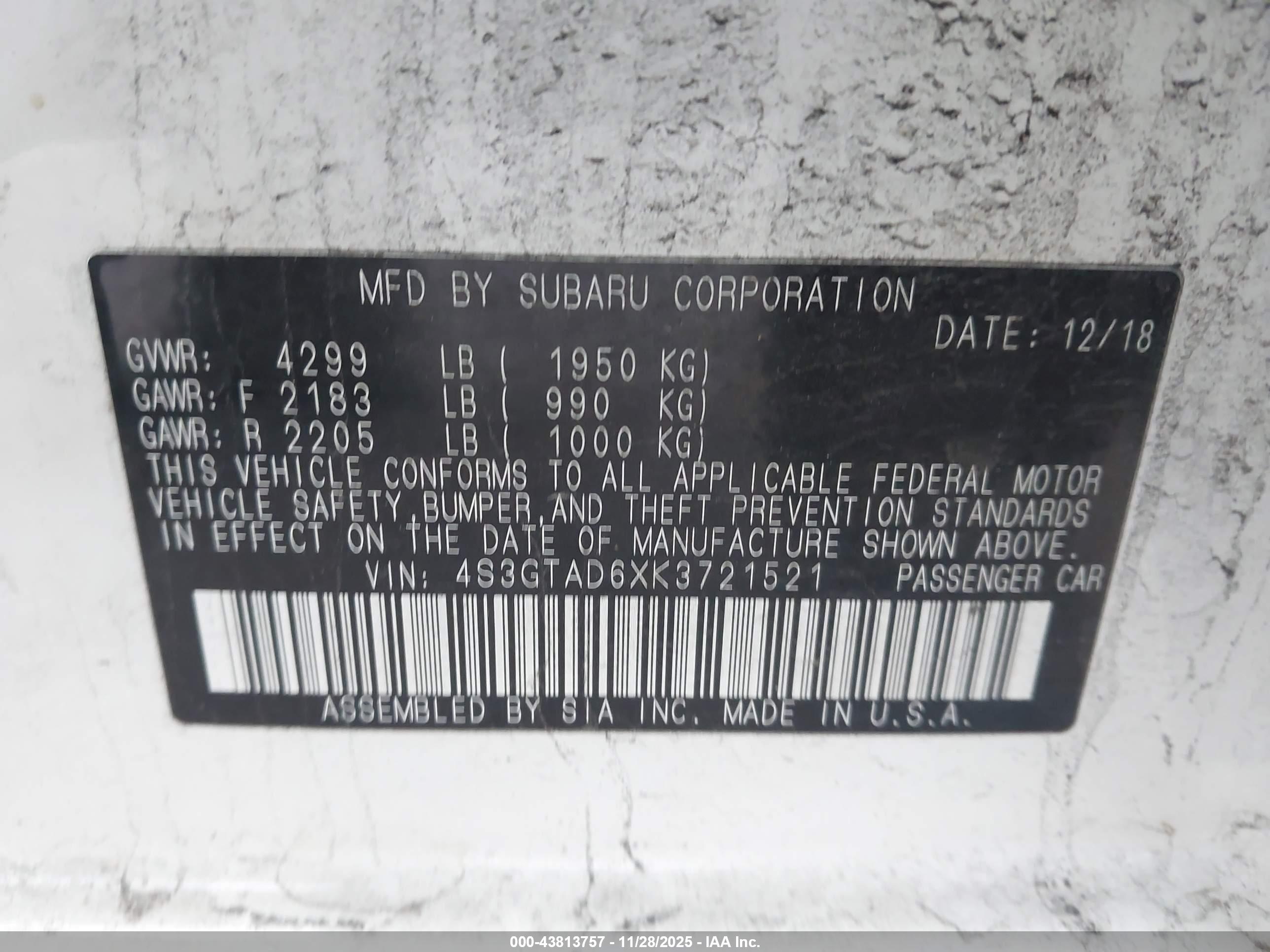 SUBARU IMPREZA image 9