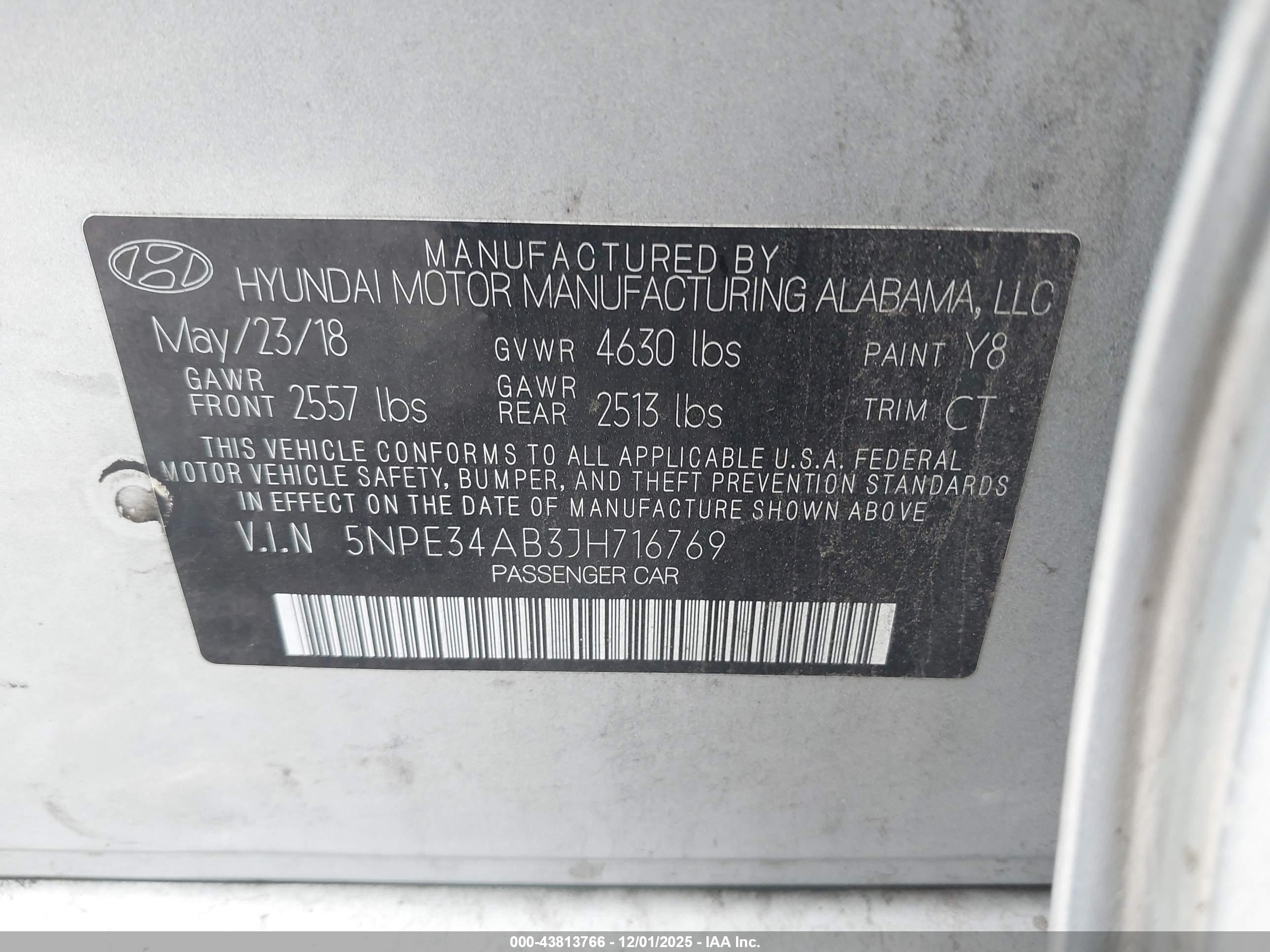 HYUNDAI SONATA image 9