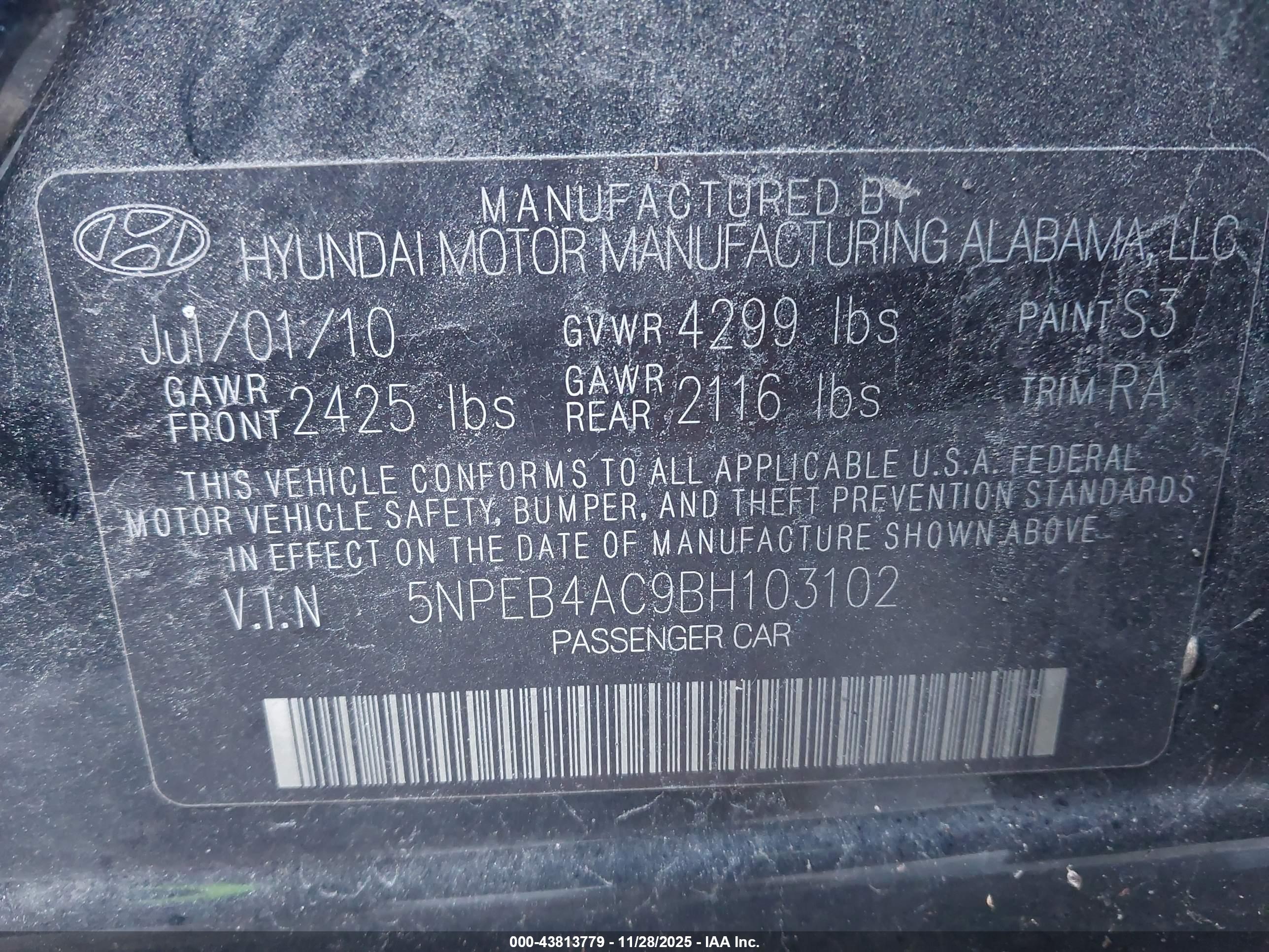 HYUNDAI SONATA image 9