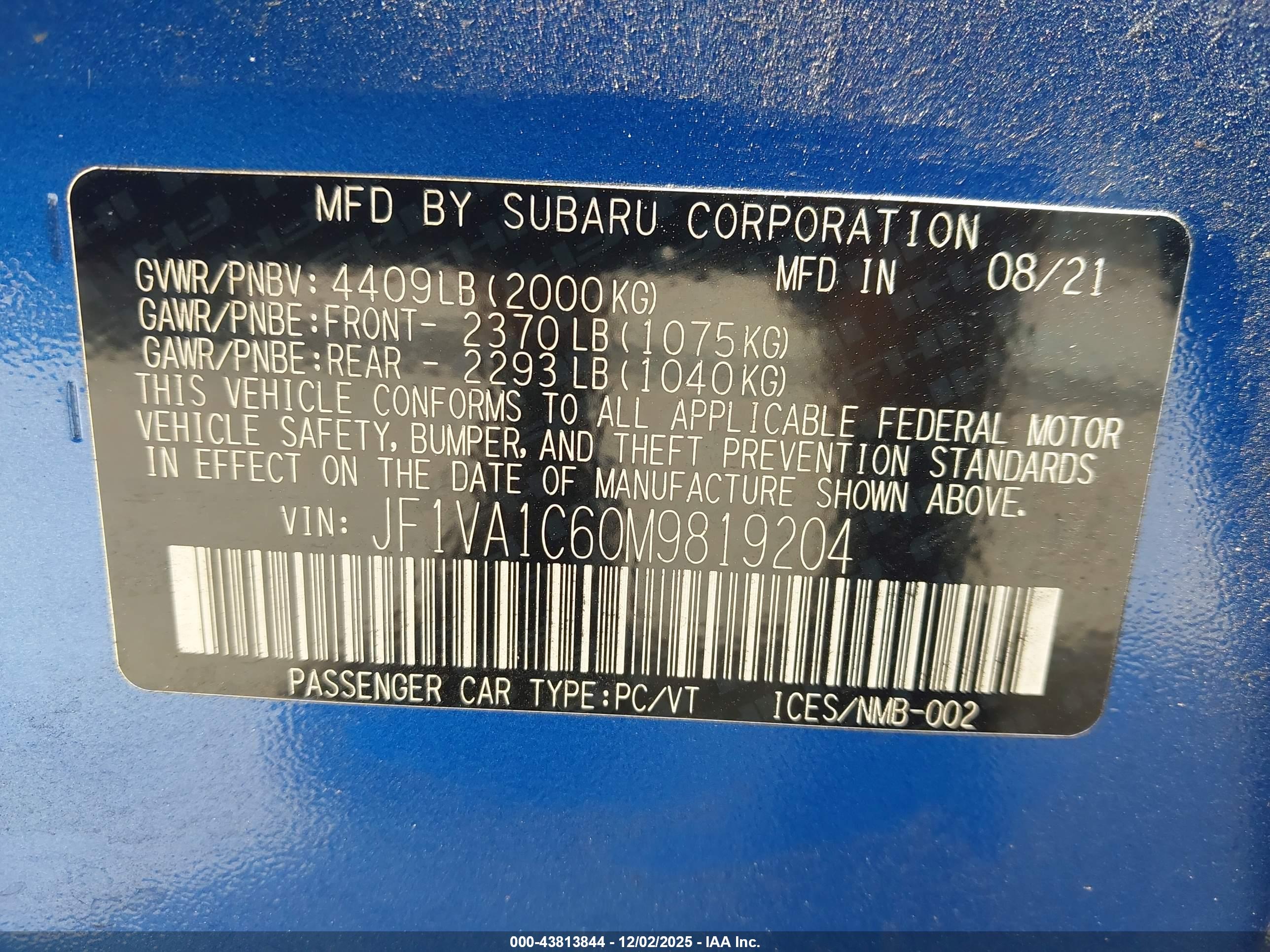 SUBARU WRX image 9