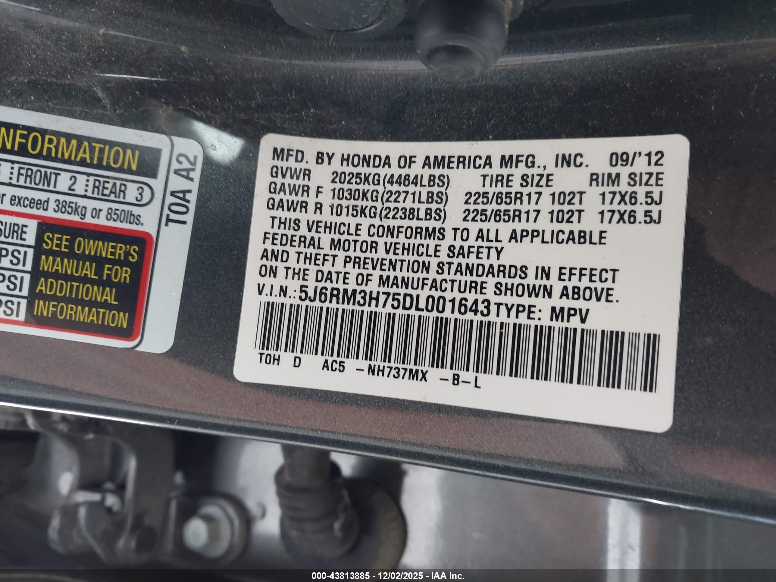 HONDA CR-V image 9