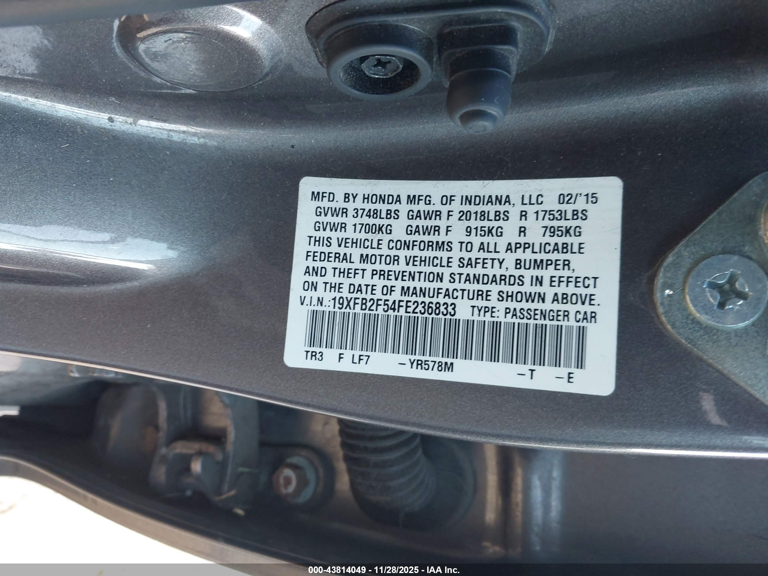 HONDA CIVIC image 9