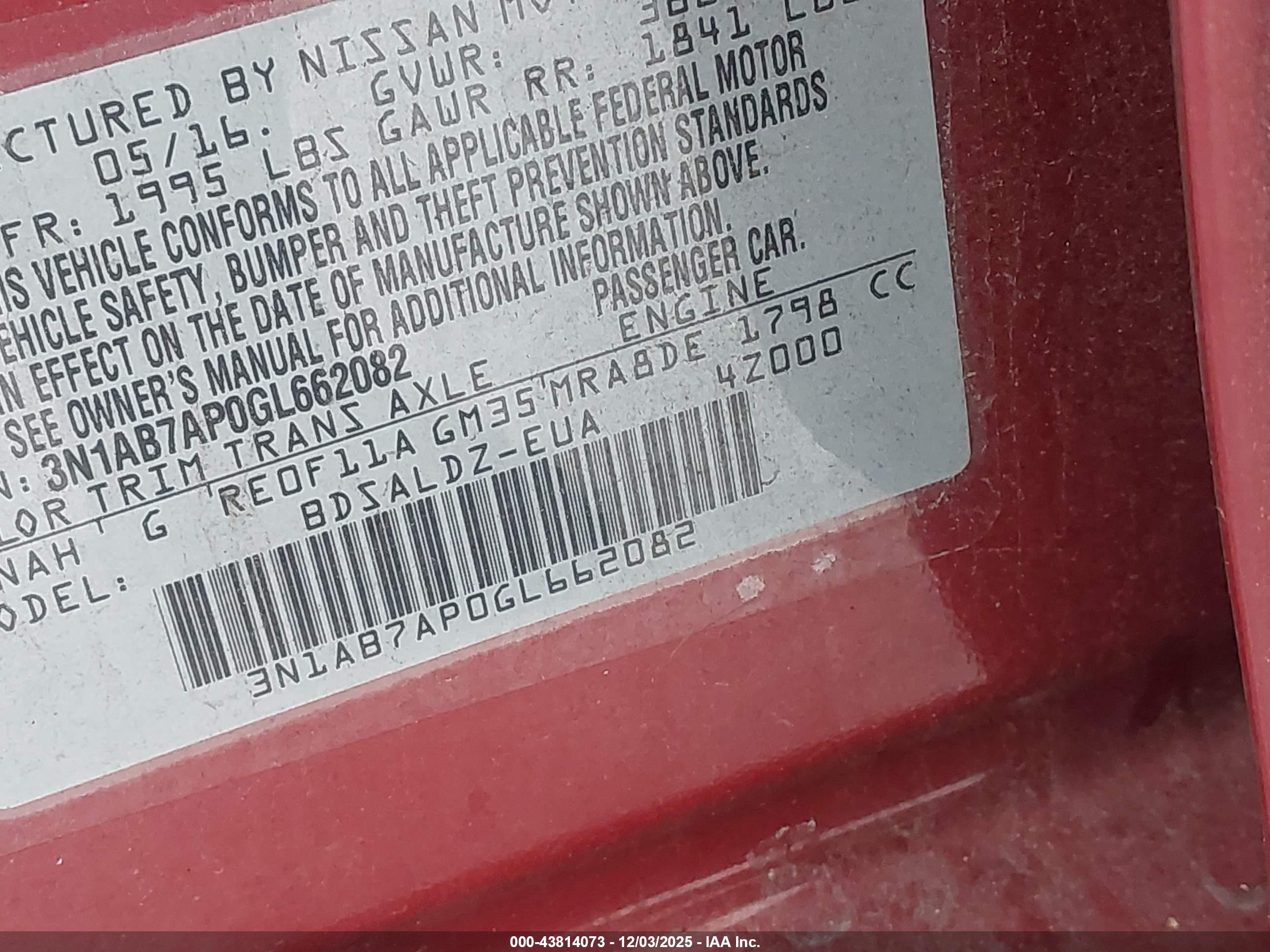 NISSAN SENTRA image 9