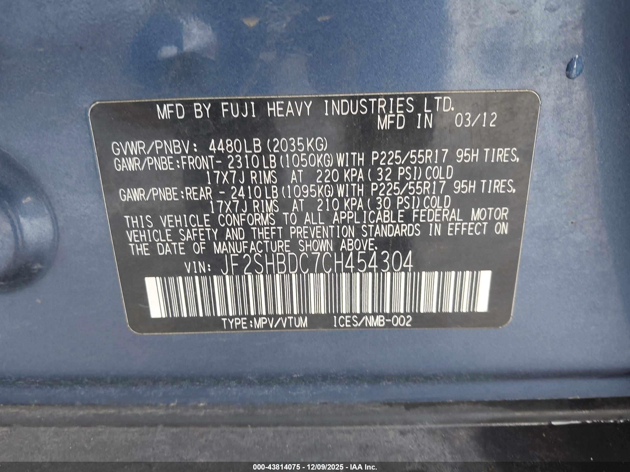 SUBARU FORESTER image 9