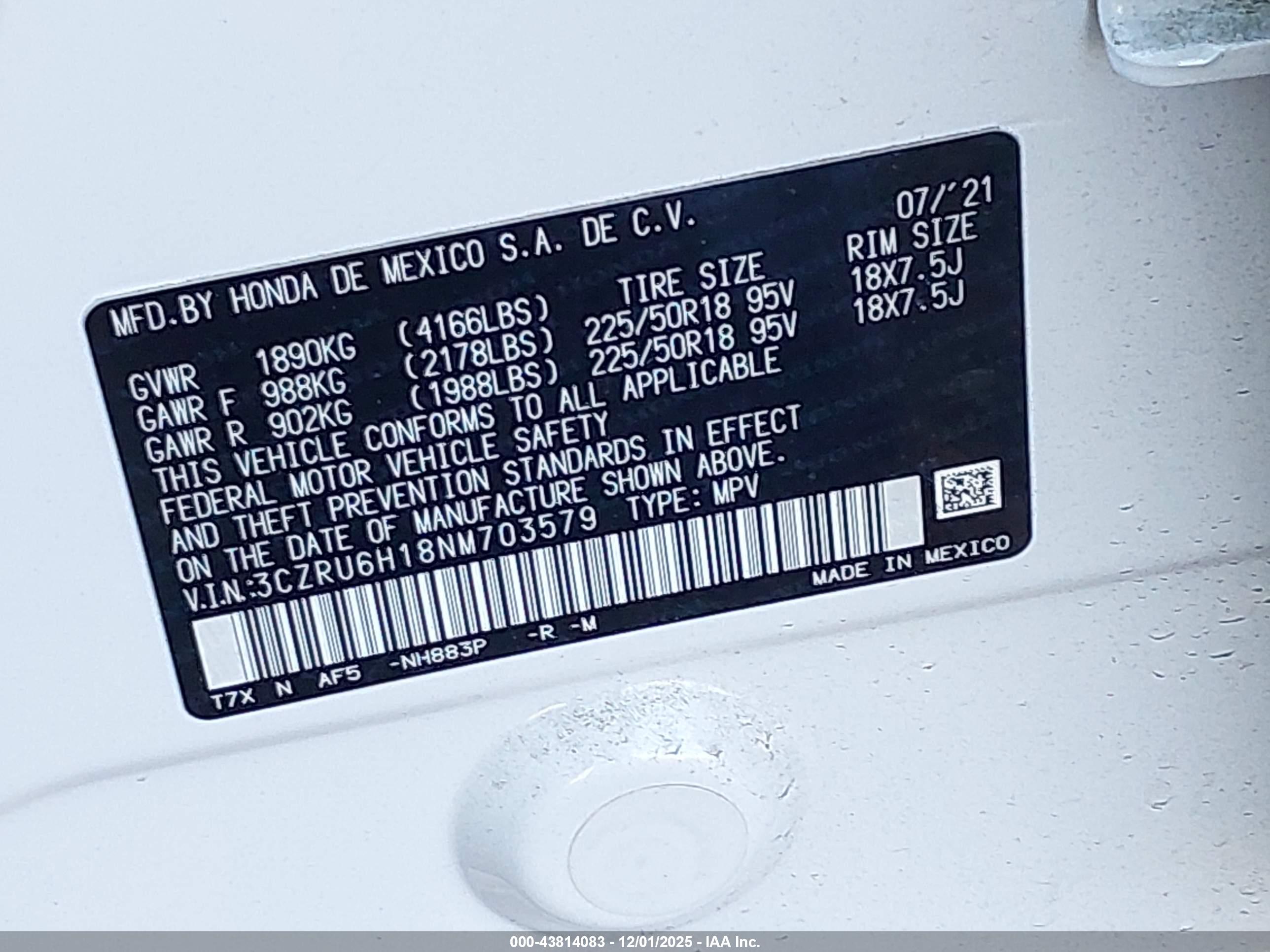 HONDA HR-V image 9
