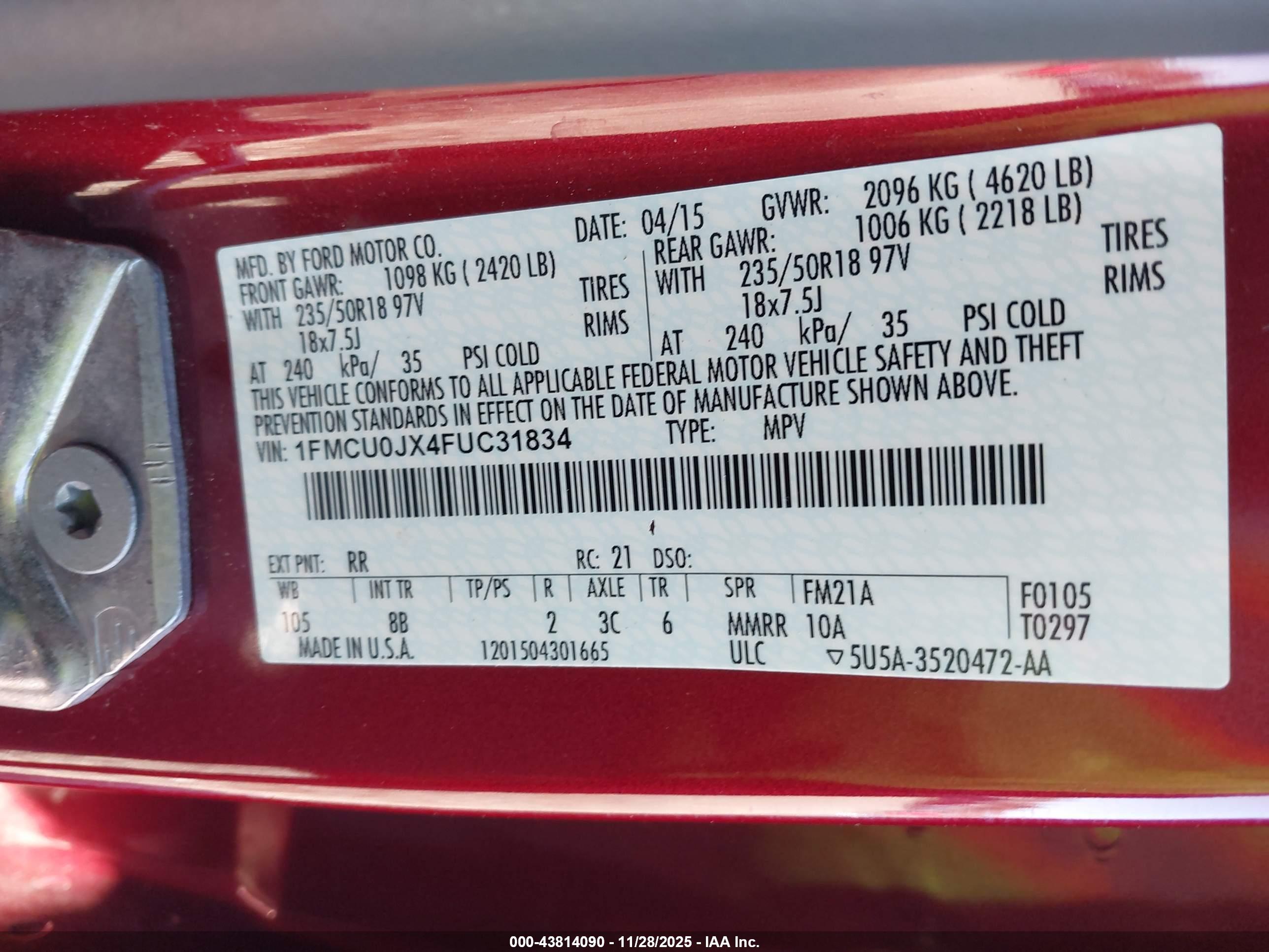 FORD ESCAPE image 9