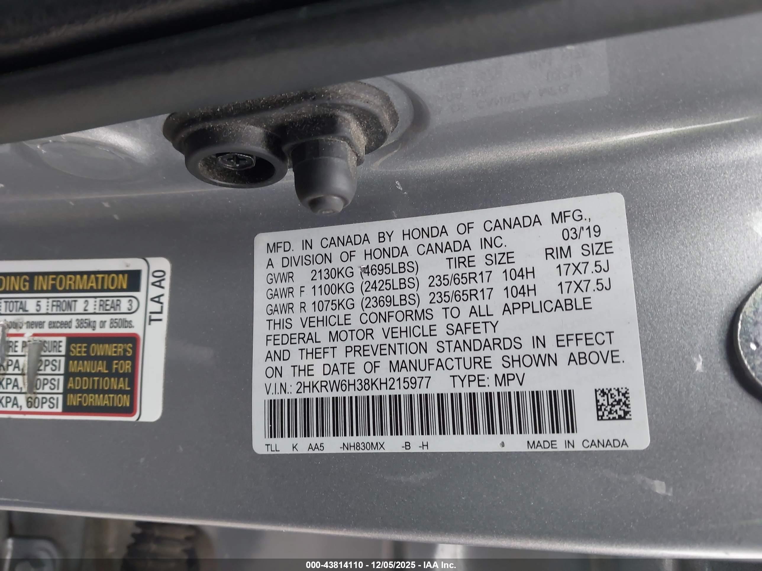 HONDA CR-V image 9