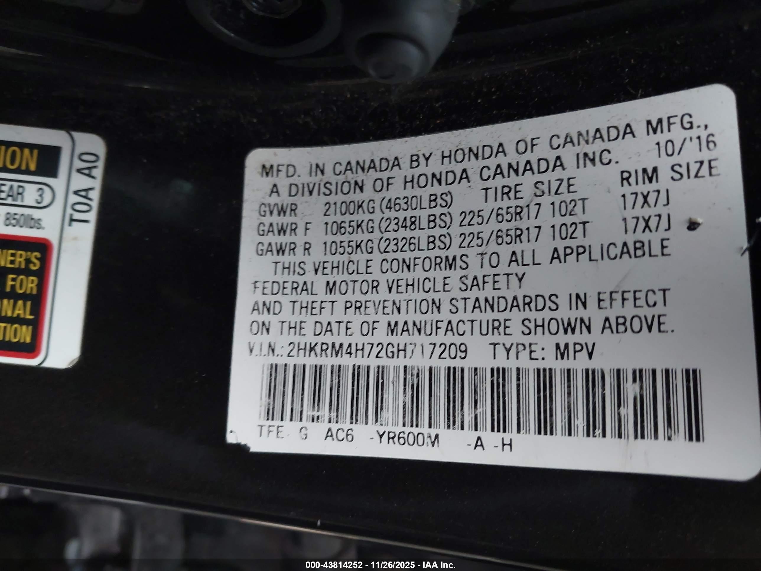 HONDA CR-V image 9