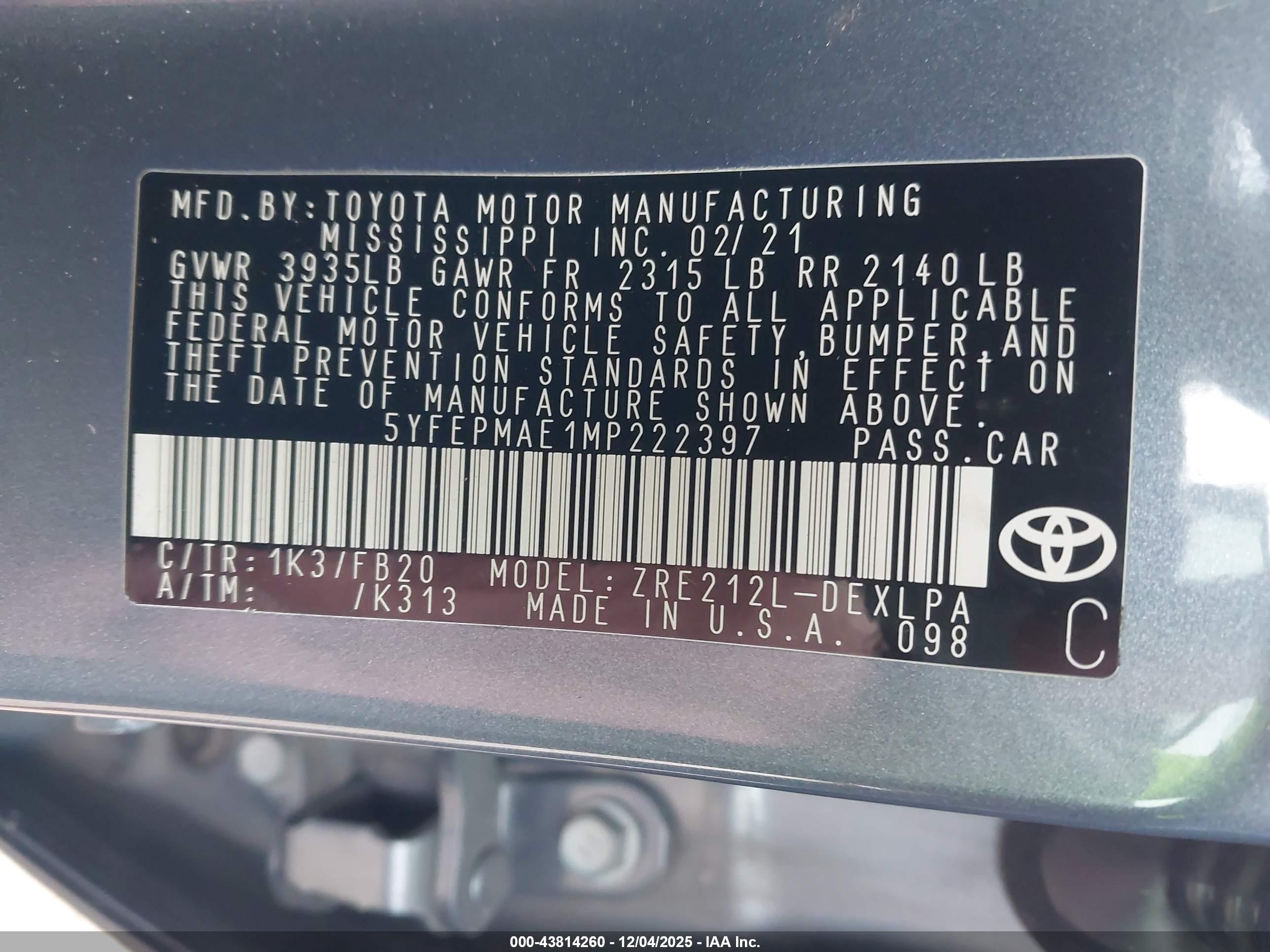 TOYOTA COROLLA image 9