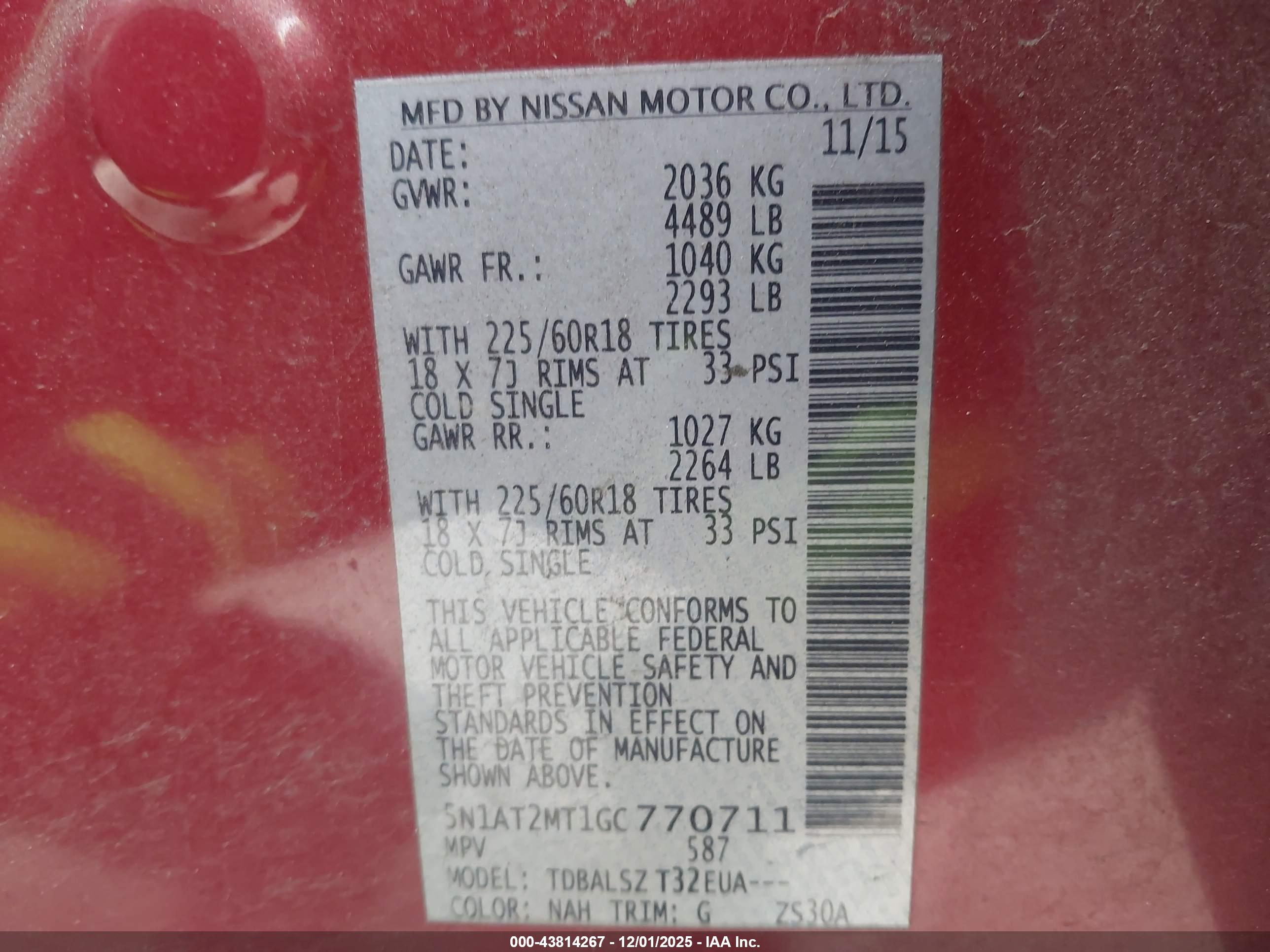 NISSAN ROGUE image 9