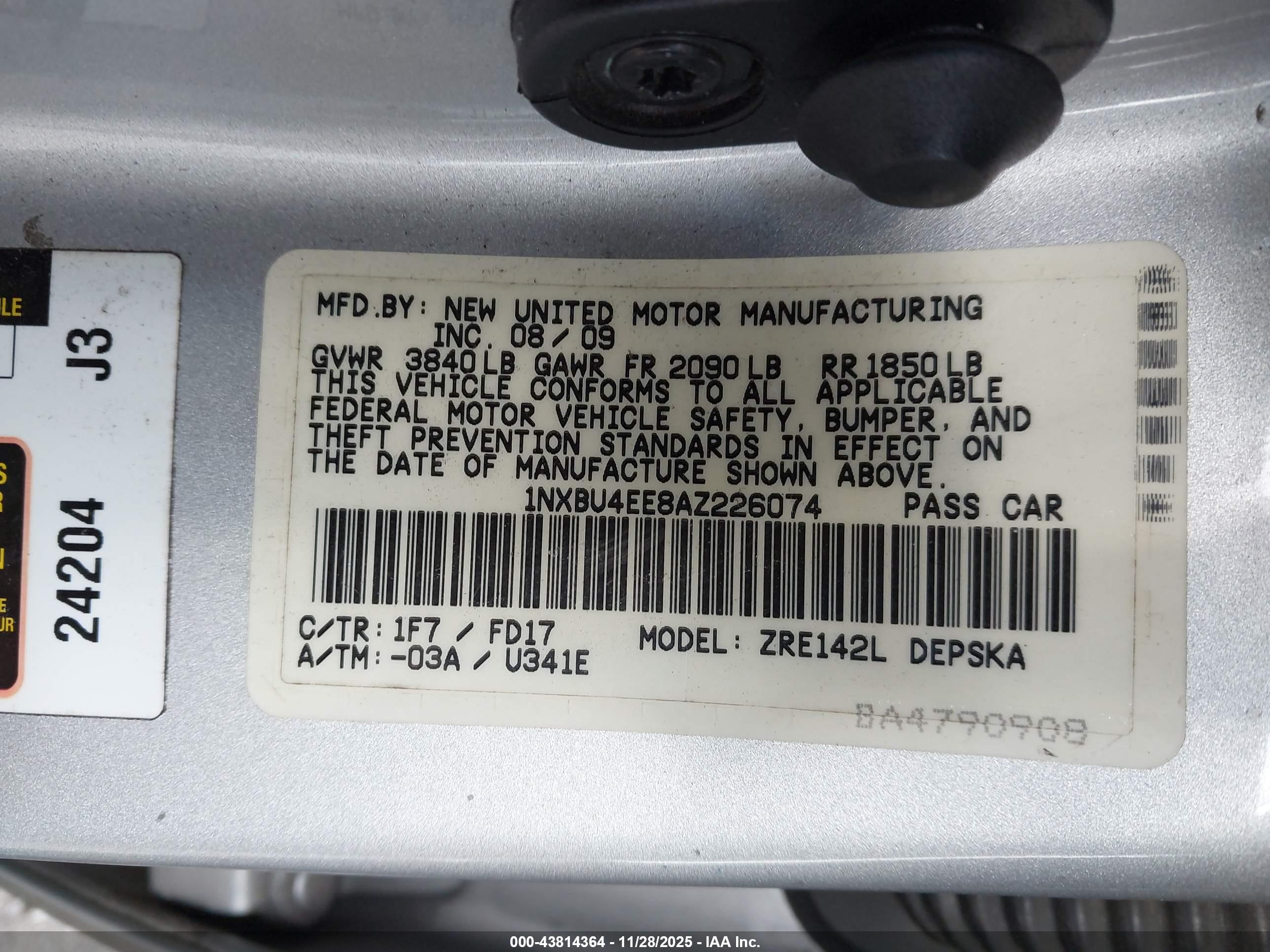 TOYOTA COROLLA image 9