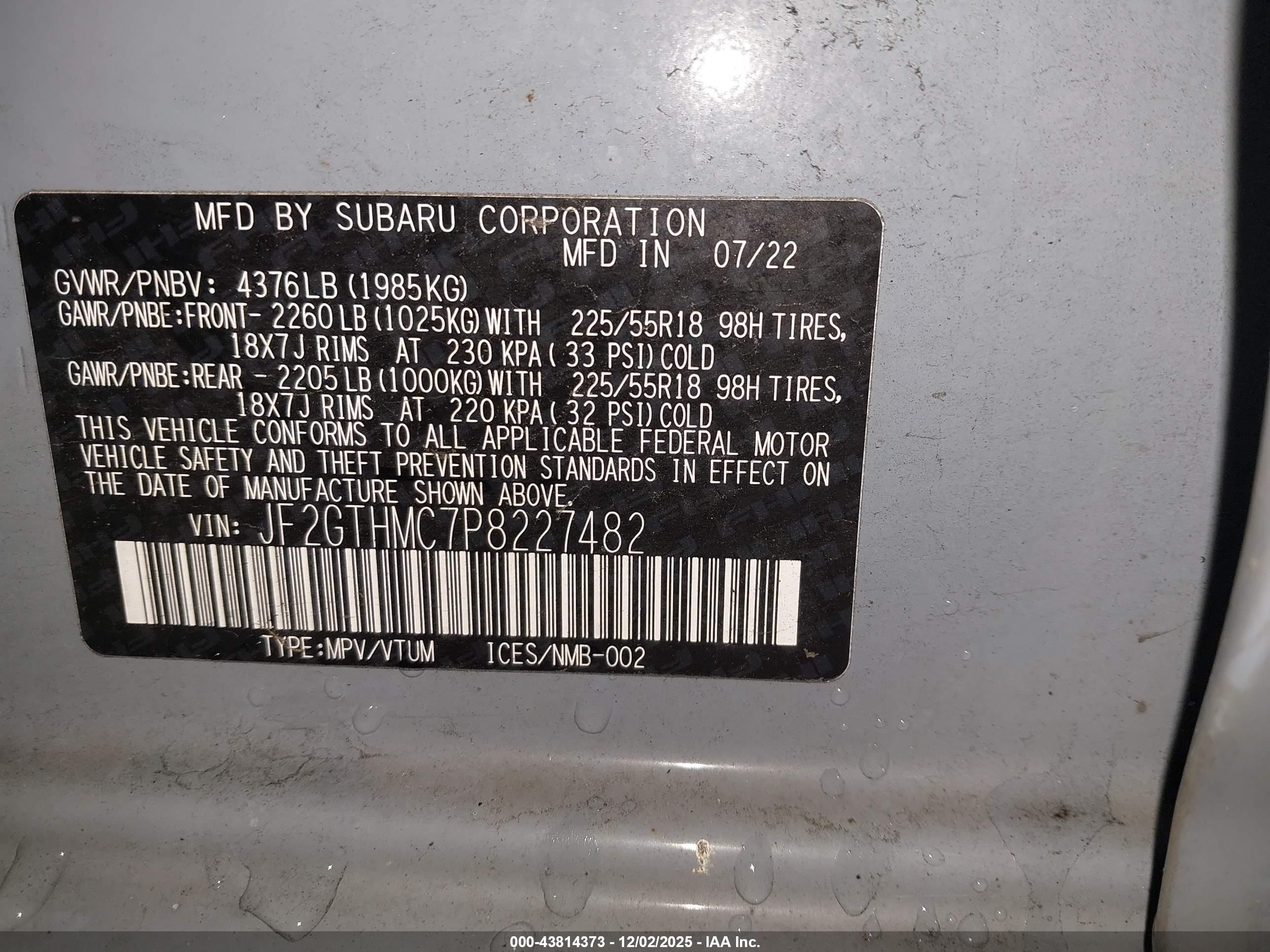 SUBARU CROSSTREK image 9