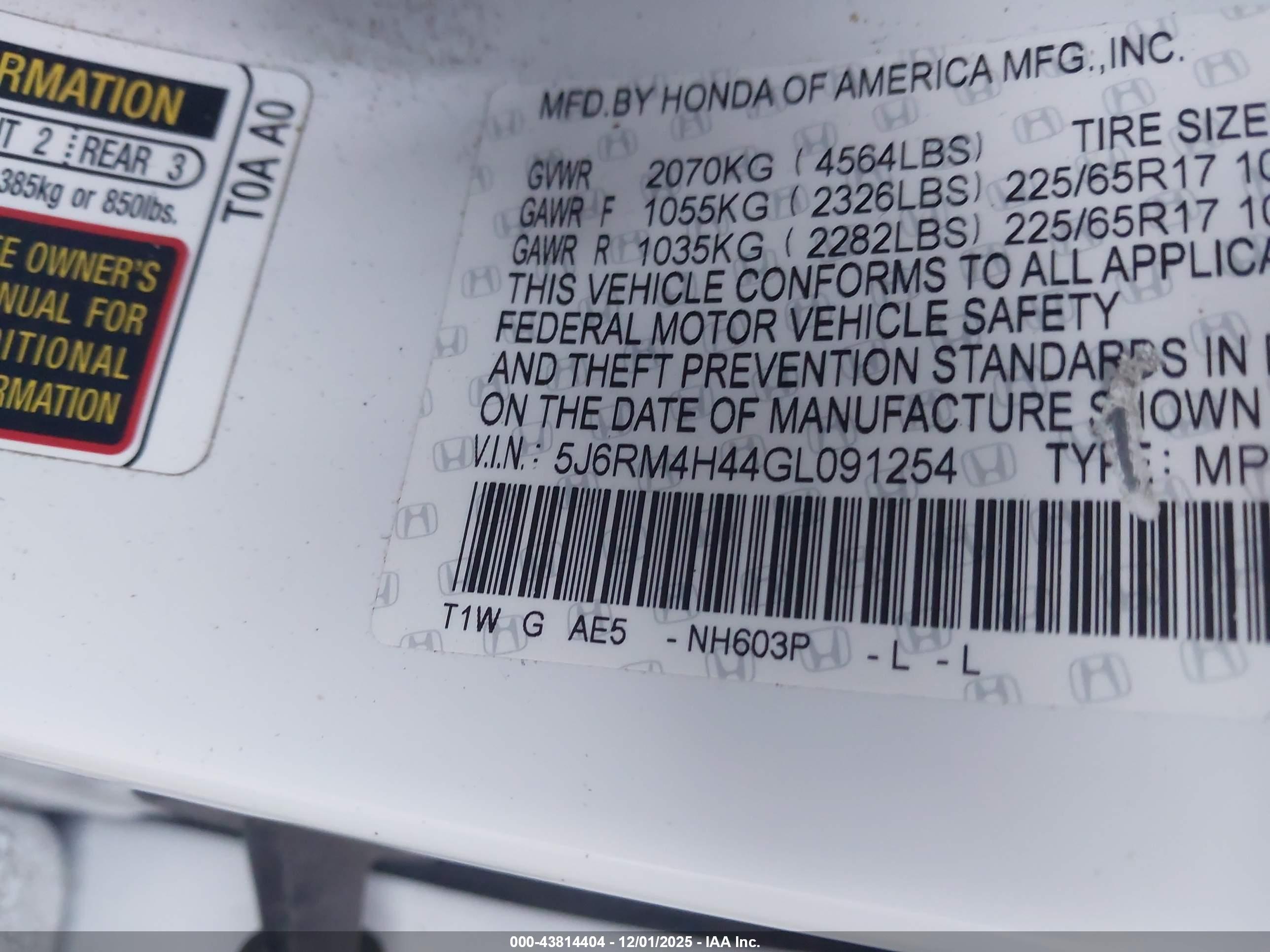HONDA CR-V image 9