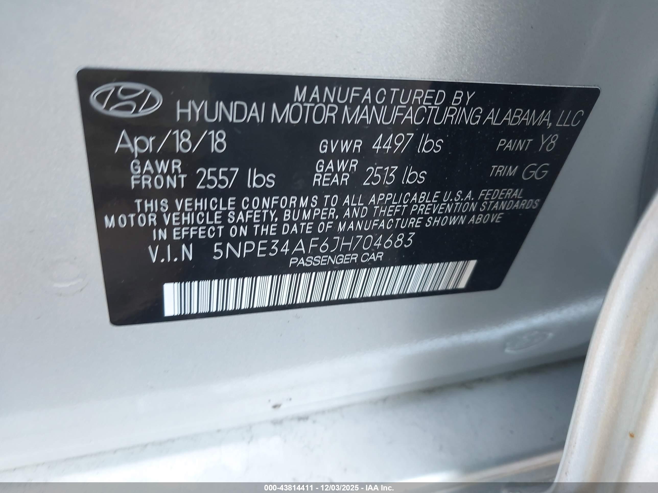 HYUNDAI SONATA image 9