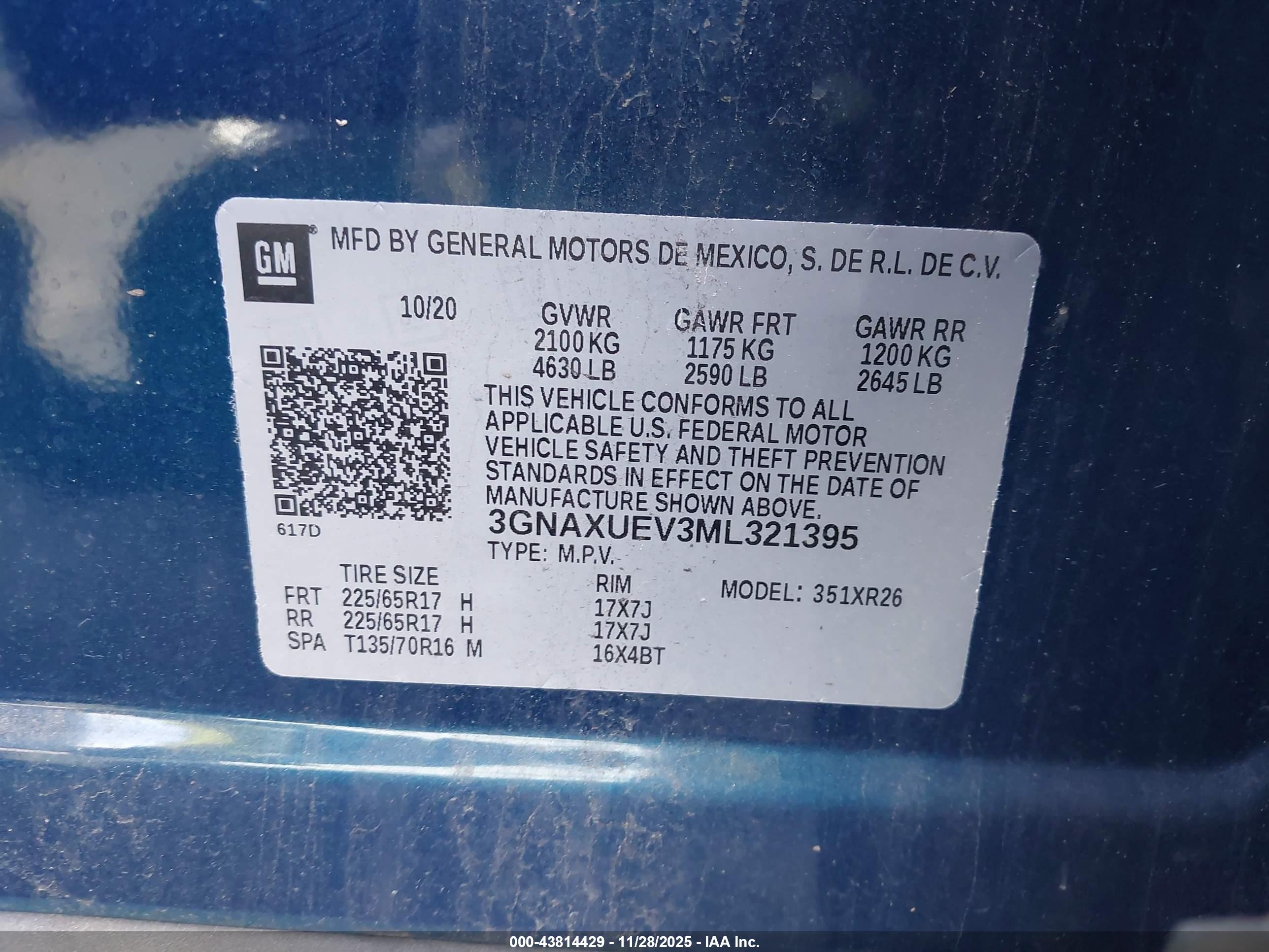 CHEVROLET EQUINOX image 9