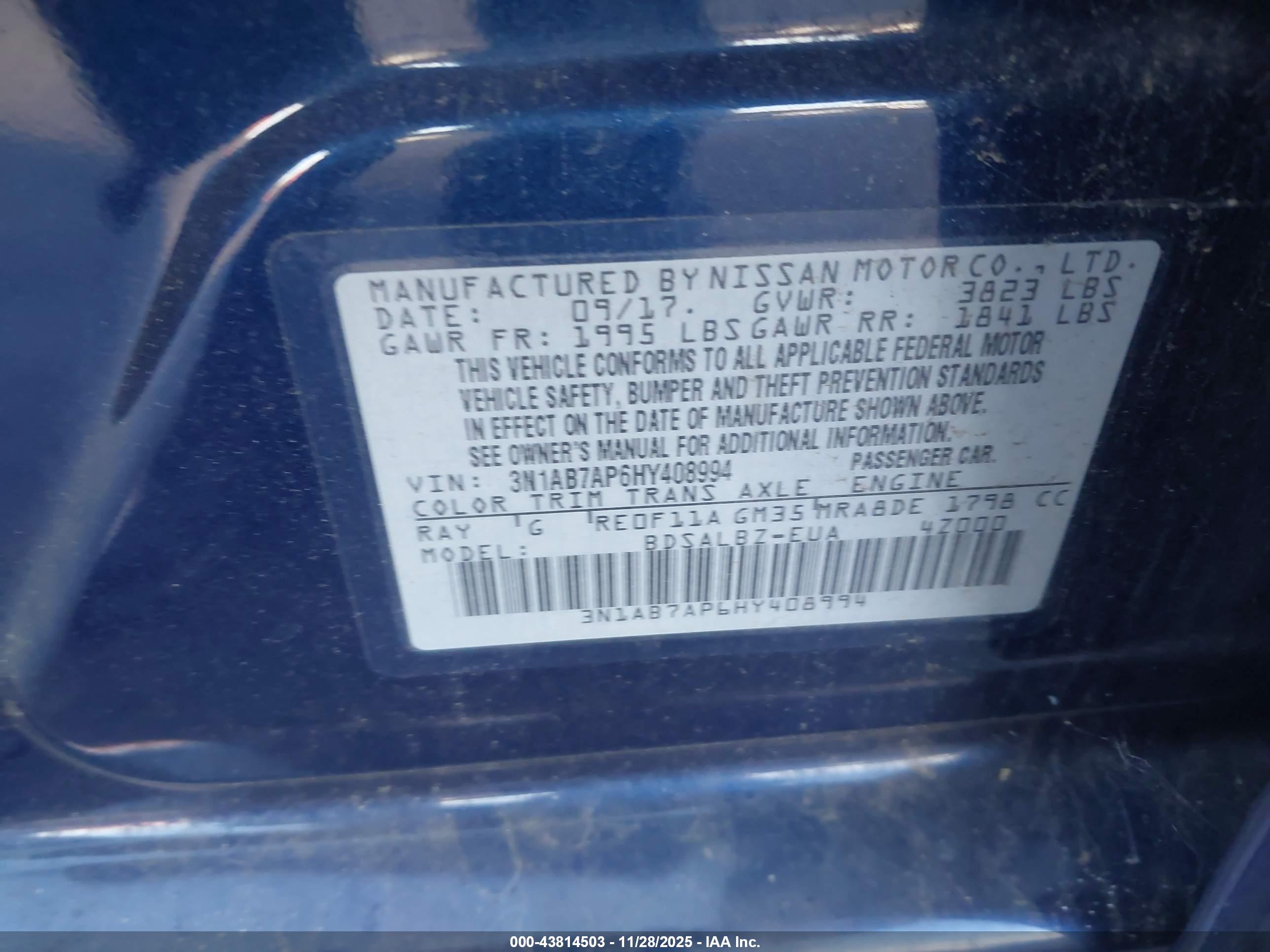 NISSAN SENTRA image 9